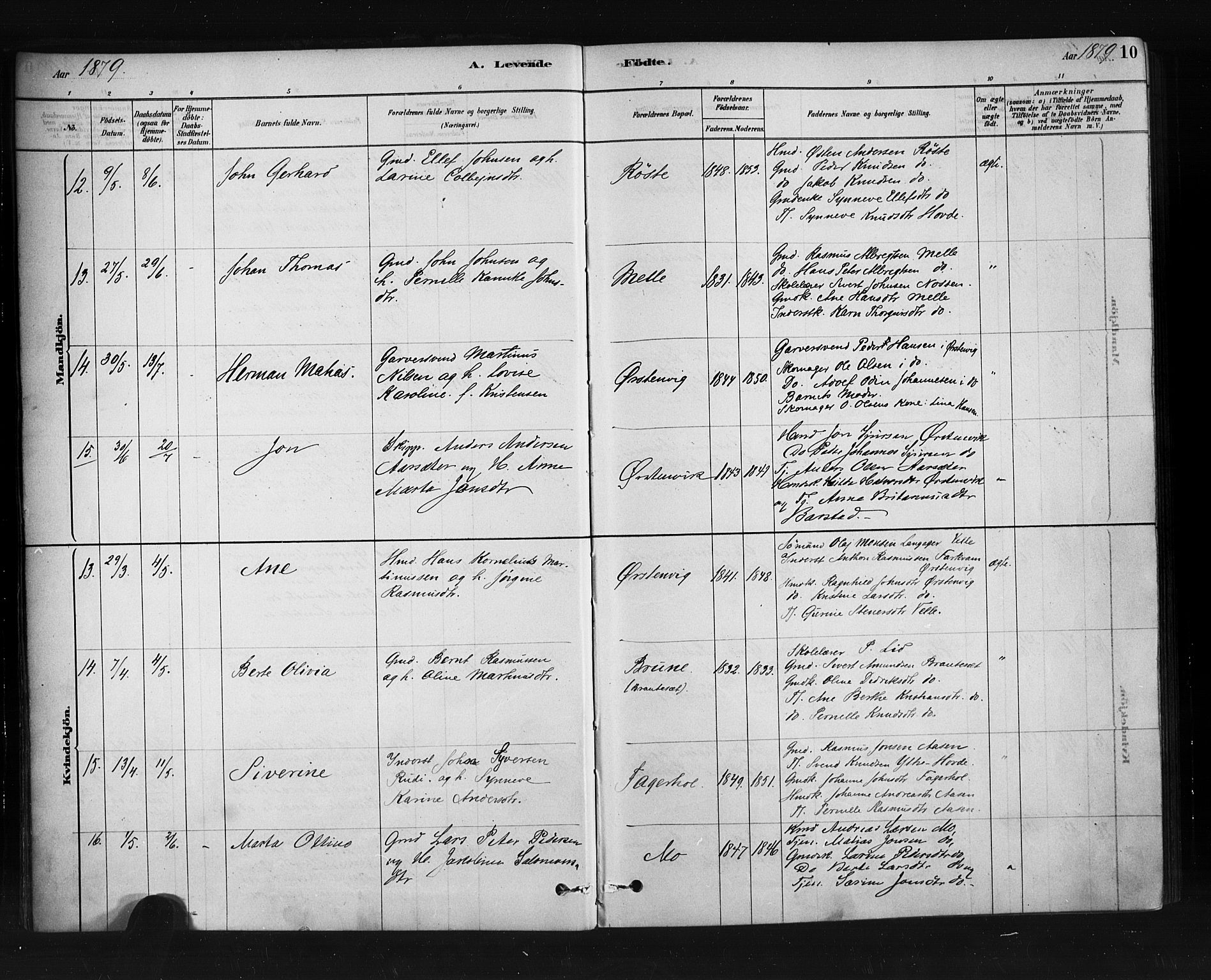 Ministerialprotokoller, klokkerbøker og fødselsregistre - Møre og Romsdal, AV/SAT-A-1454/513/L0176: Ministerialbok nr. 513A03, 1877-1889, s. 10