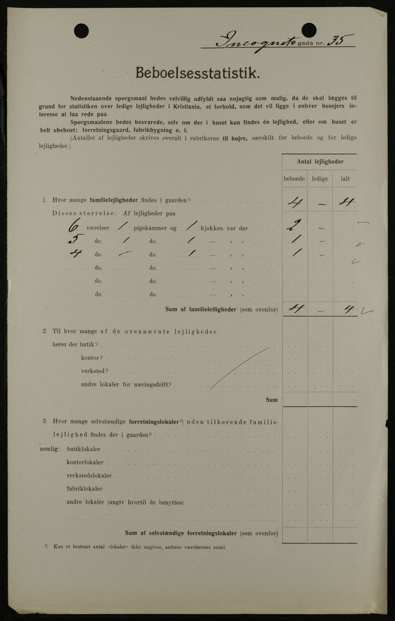 OBA, Kommunal folketelling 1.2.1908 for Kristiania kjøpstad, 1908, s. 39814