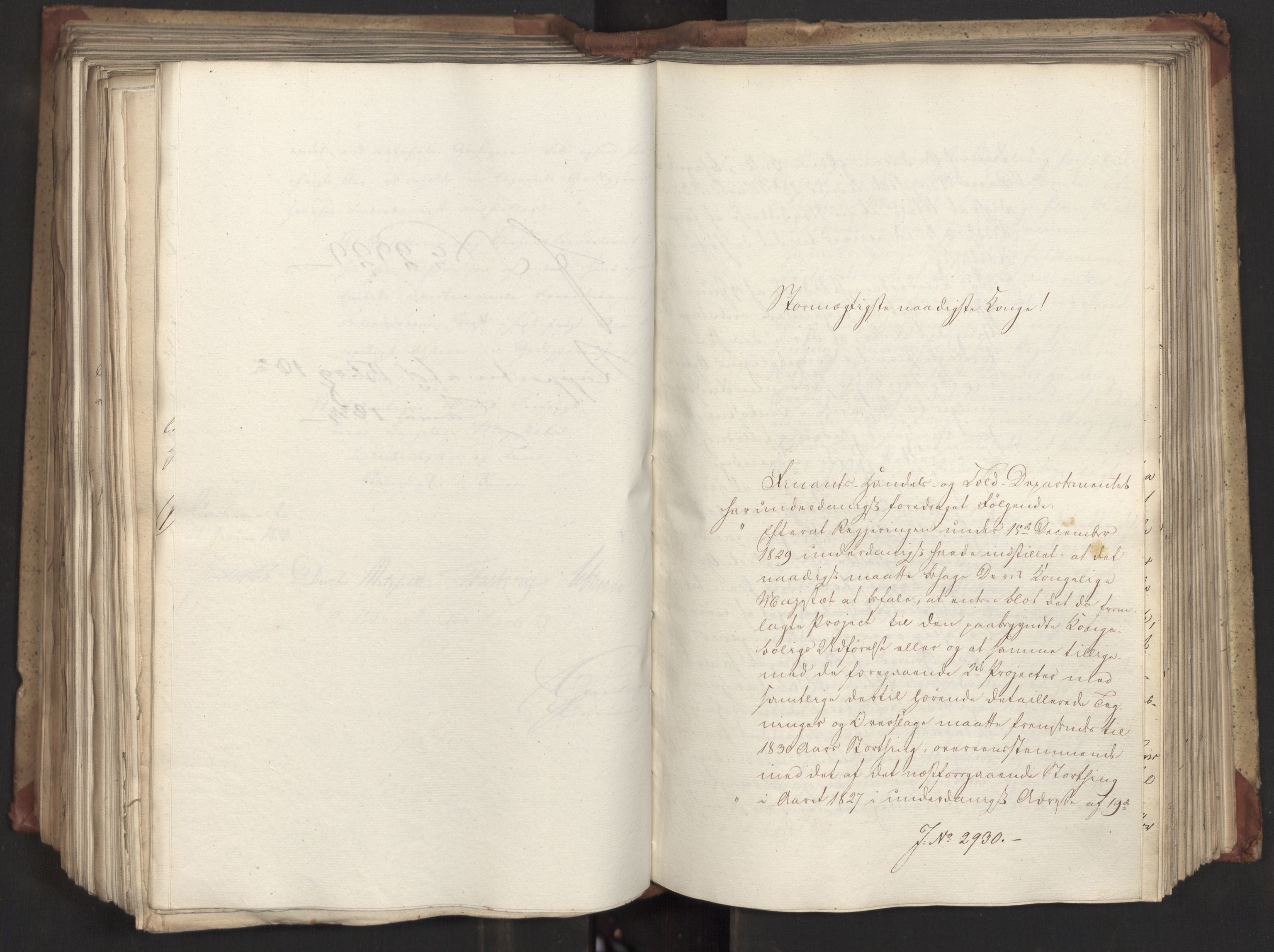 Statsrådsavdelingen i Stockholm, AV/RA-S-1003/D/Da/L0082: Regjeringsinnstillinger nr. 2858-2979, 1833, s. 392
