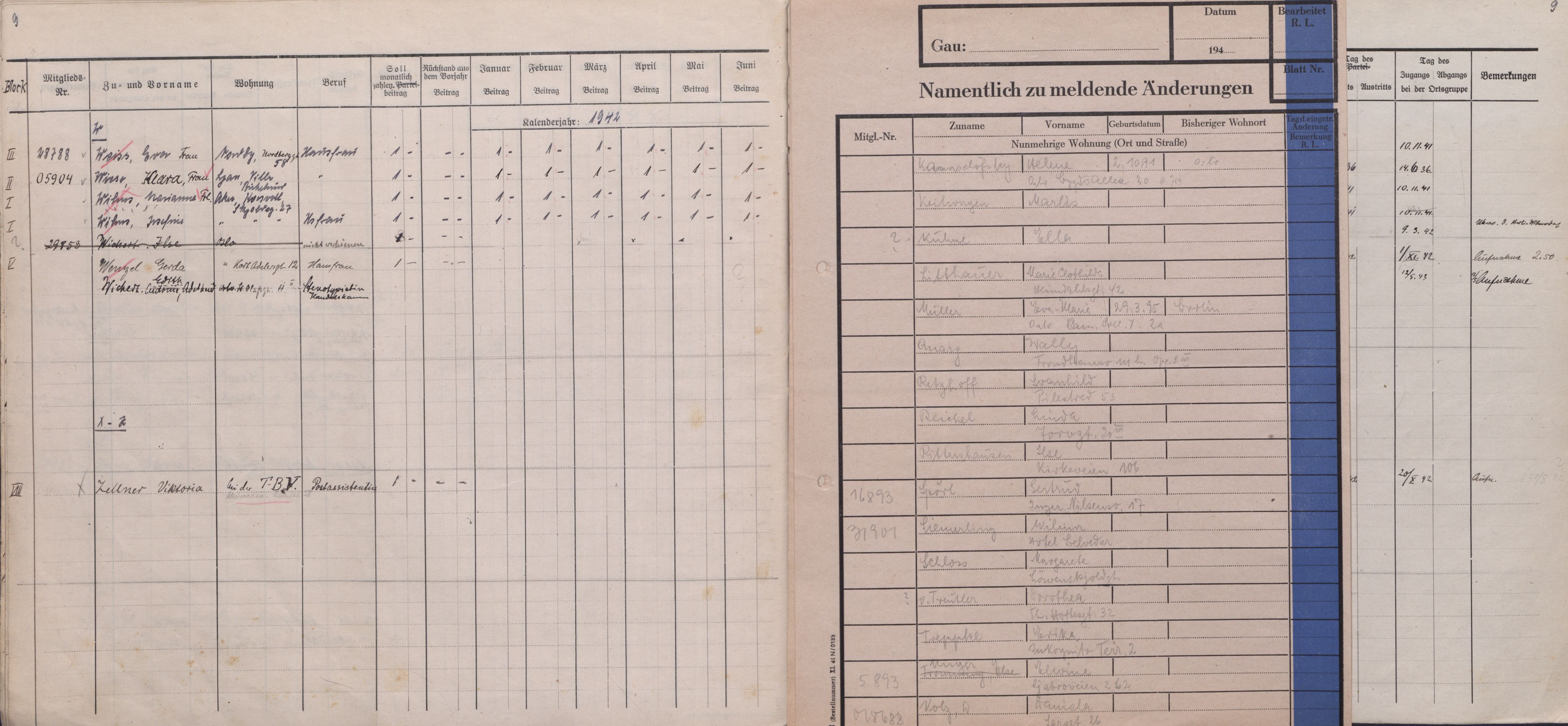 Forsvarets Overkommando. 2 kontor. Arkiv 11.4. Spredte tyske arkivsaker, AV/RA-RAFA-7031/D/Dar/Darb/L0016: Reichskommissariat - NSDAP in Norwegen, 1941-1944, s. 21