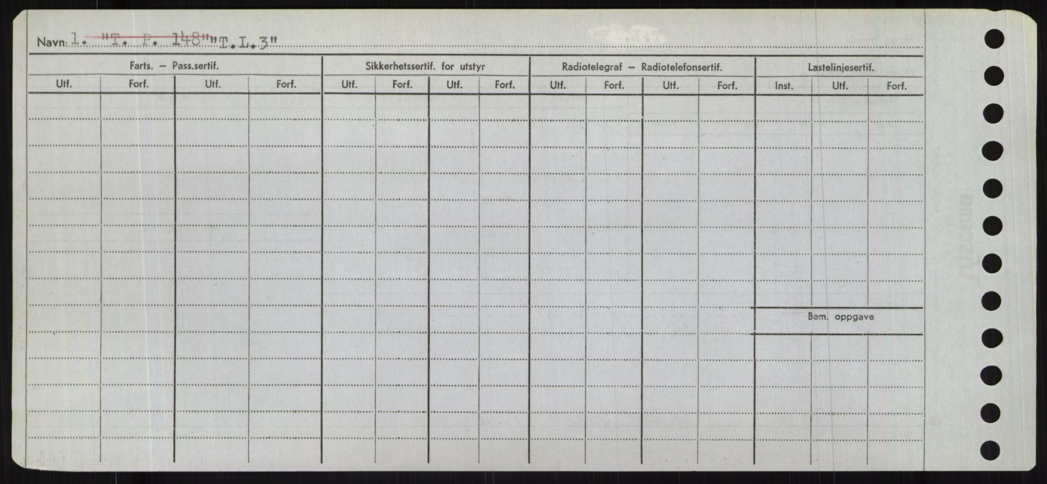 Sjøfartsdirektoratet med forløpere, Skipsmålingen, RA/S-1627/H/Hc/L0001: Lektere, A-Y, s. 432