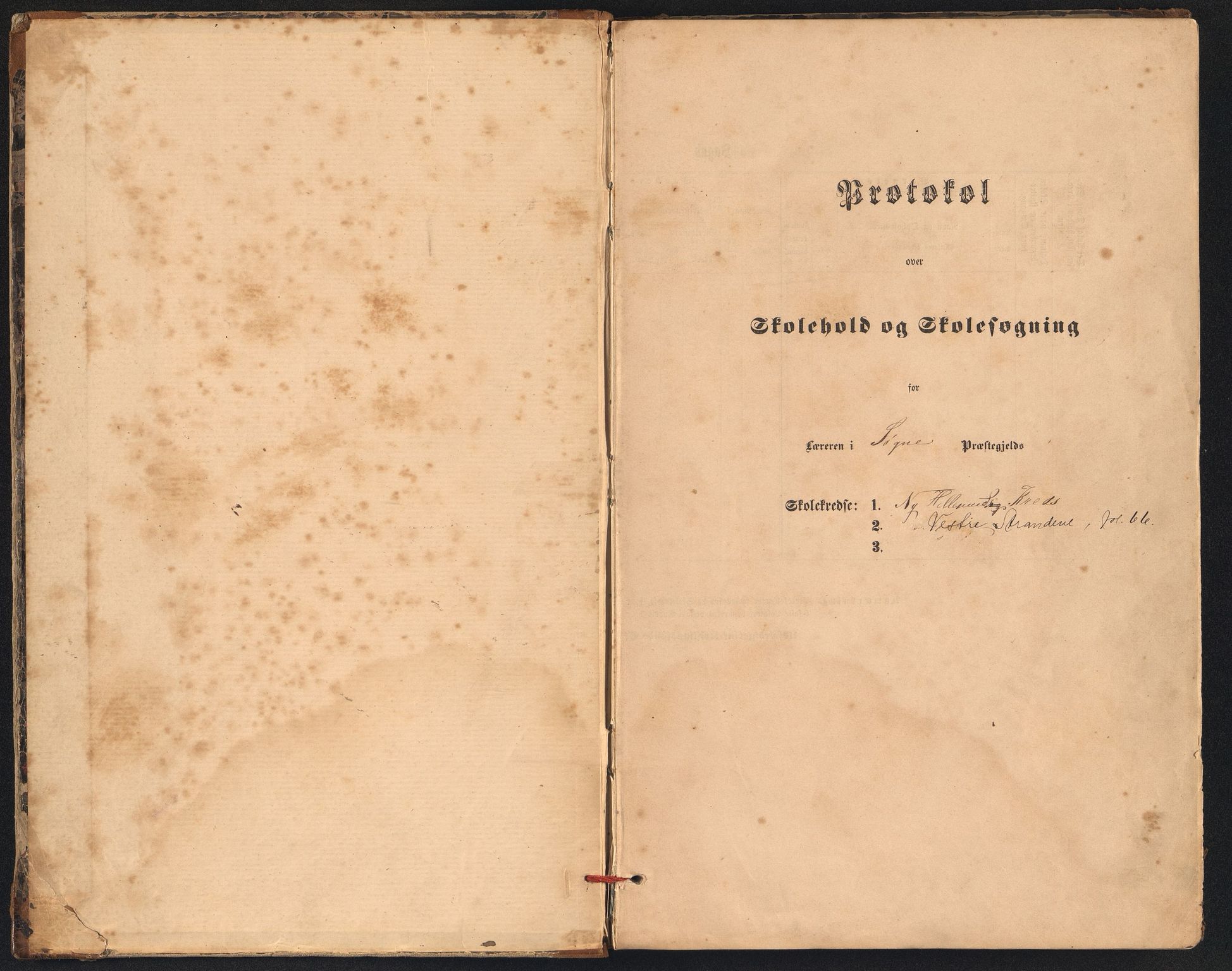 Søgne kommune - Ny Hellesund Krets, ARKSOR/1018SØ556/H/L0001: Skoleprotokoll (d), 1872-1923