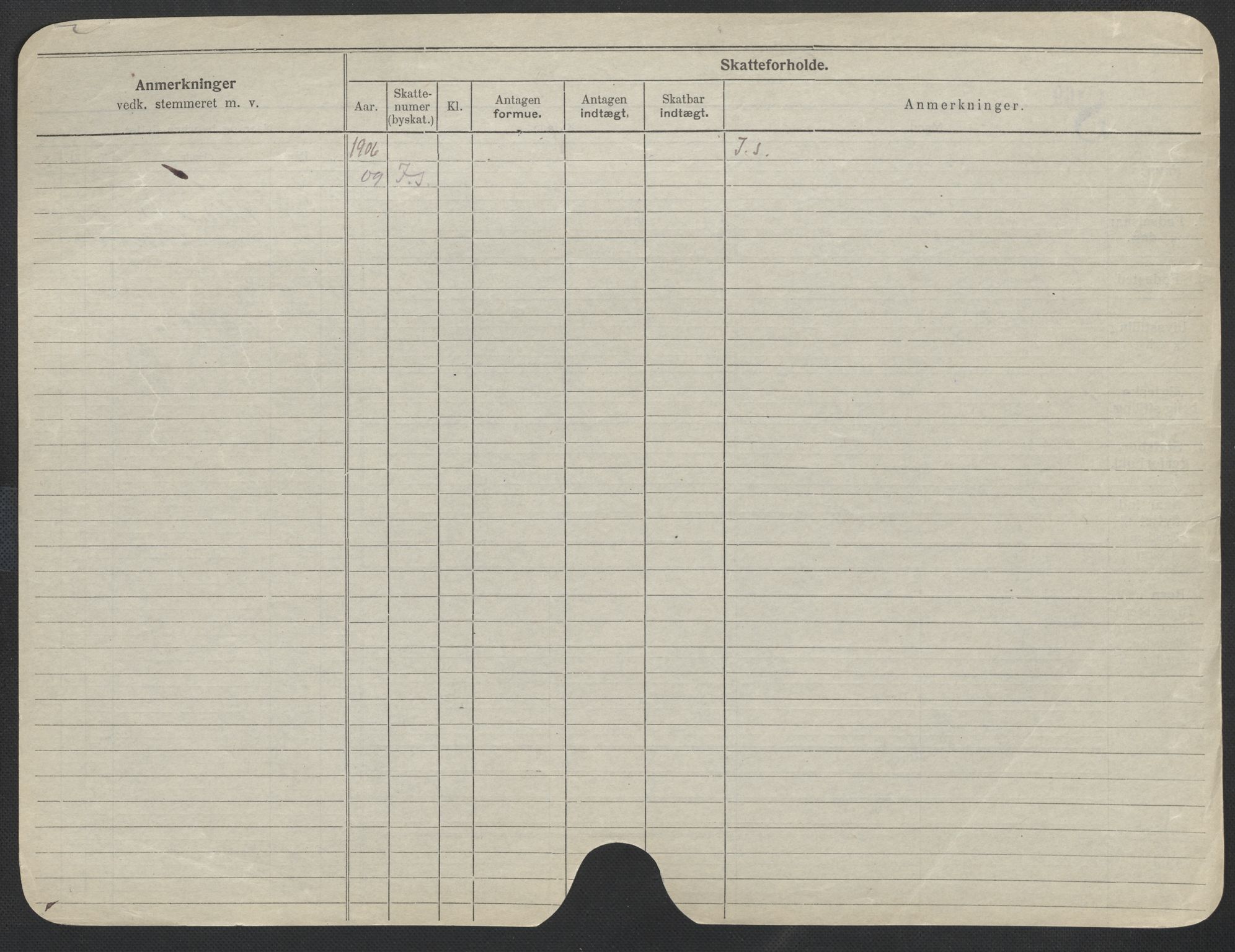 Oslo folkeregister, Registerkort, AV/SAO-A-11715/F/Fa/Fac/L0011: Menn, 1906-1914, s. 830b