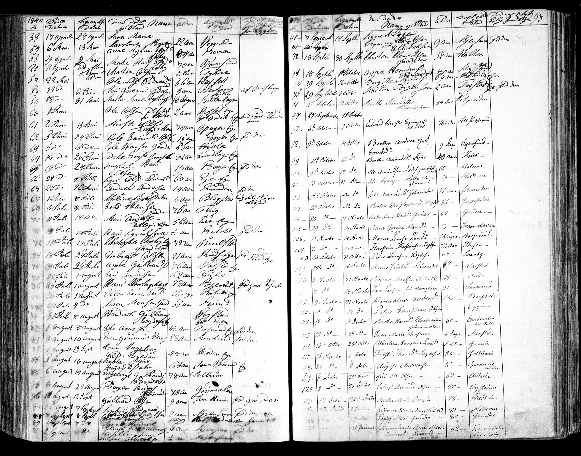 Nes prestekontor Kirkebøker, AV/SAO-A-10410/F/Fa/L0007: Ministerialbok nr. I 7, 1846-1858, s. 293