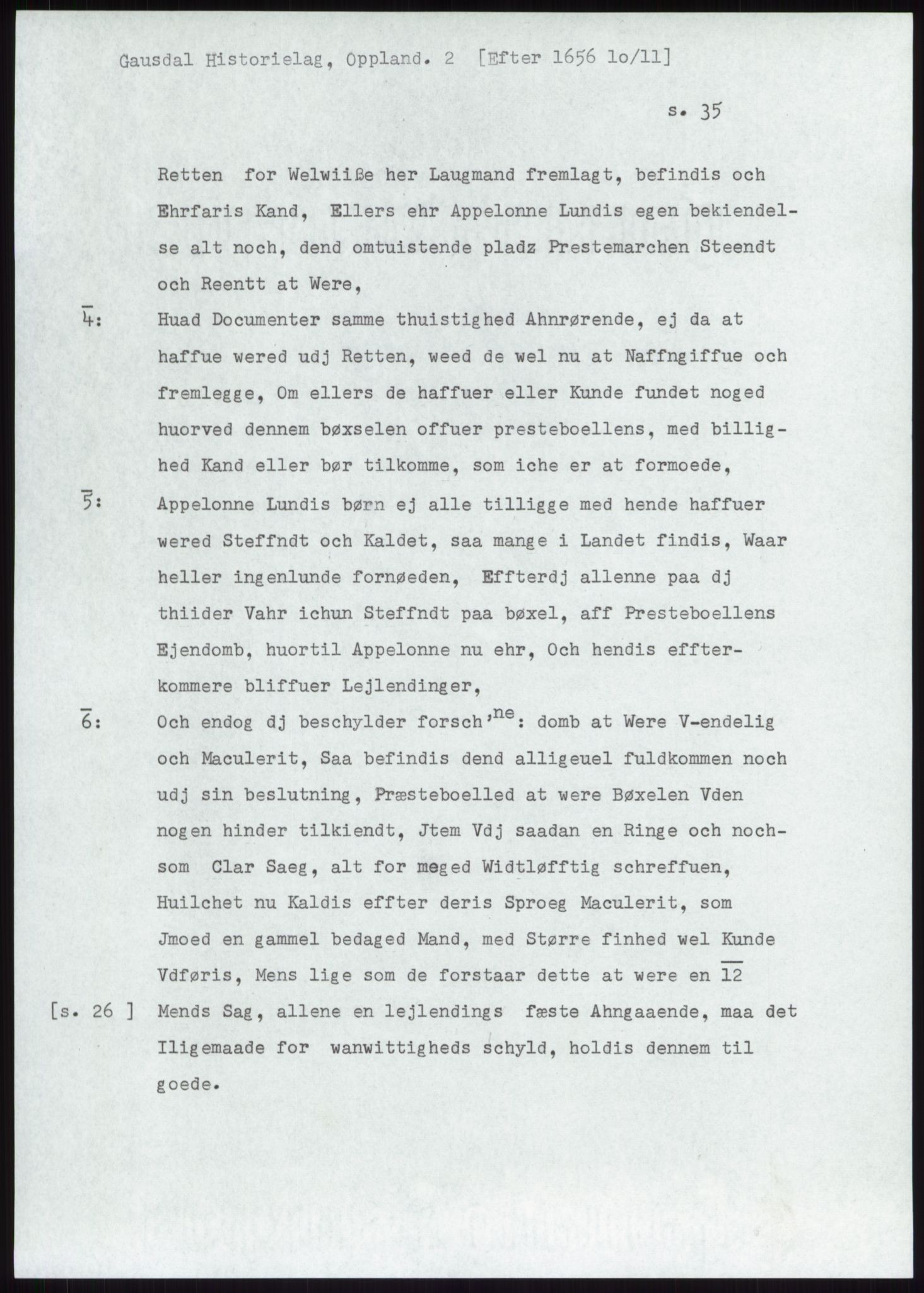 Samlinger til kildeutgivelse, Diplomavskriftsamlingen, AV/RA-EA-4053/H/Ha, s. 2258
