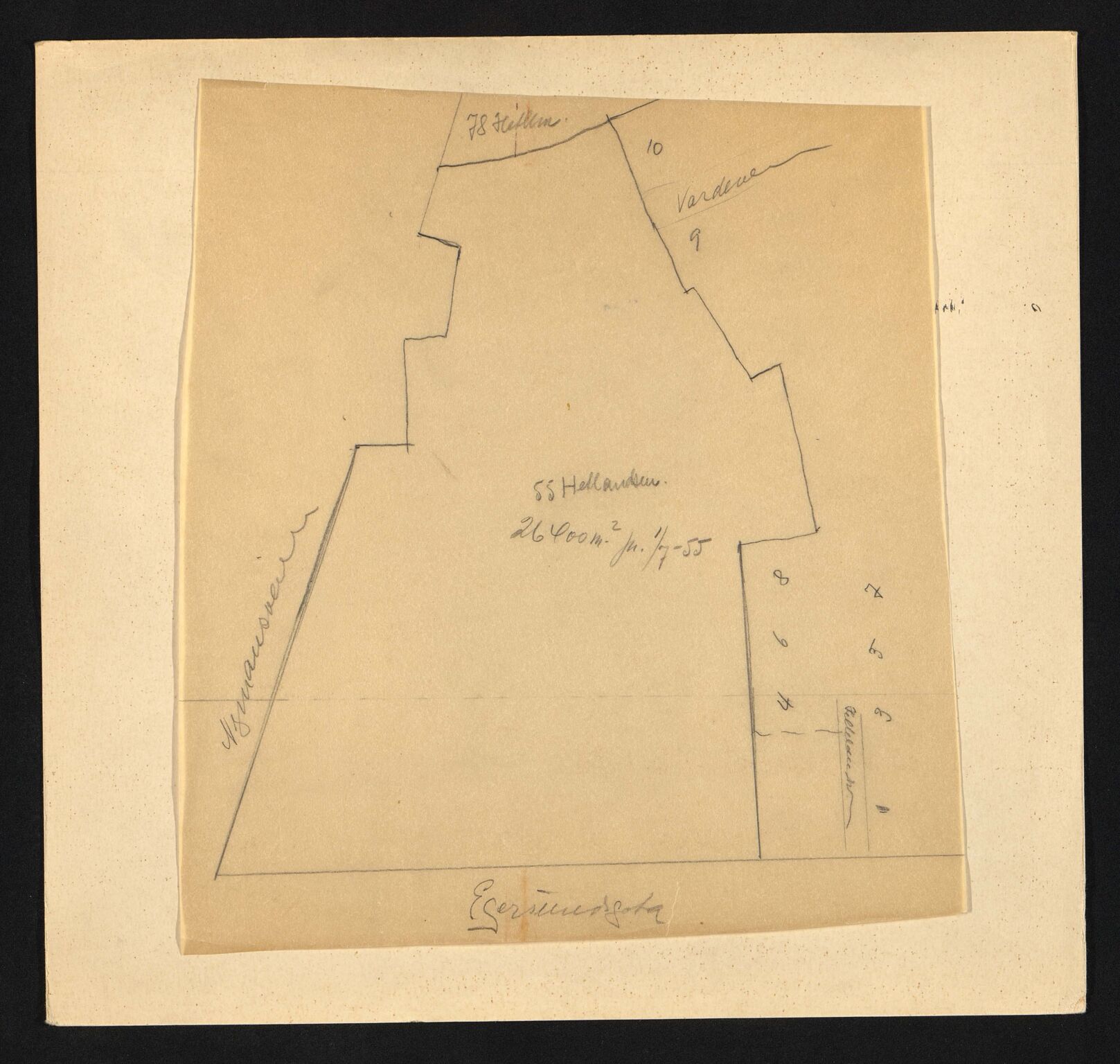 Stavanger kommune. Skattetakstvesenet, BYST/A-0440/F/Fa/Faa/L0018/0002: Skattetakstkort / Hetlandsmarka 58 - 70a