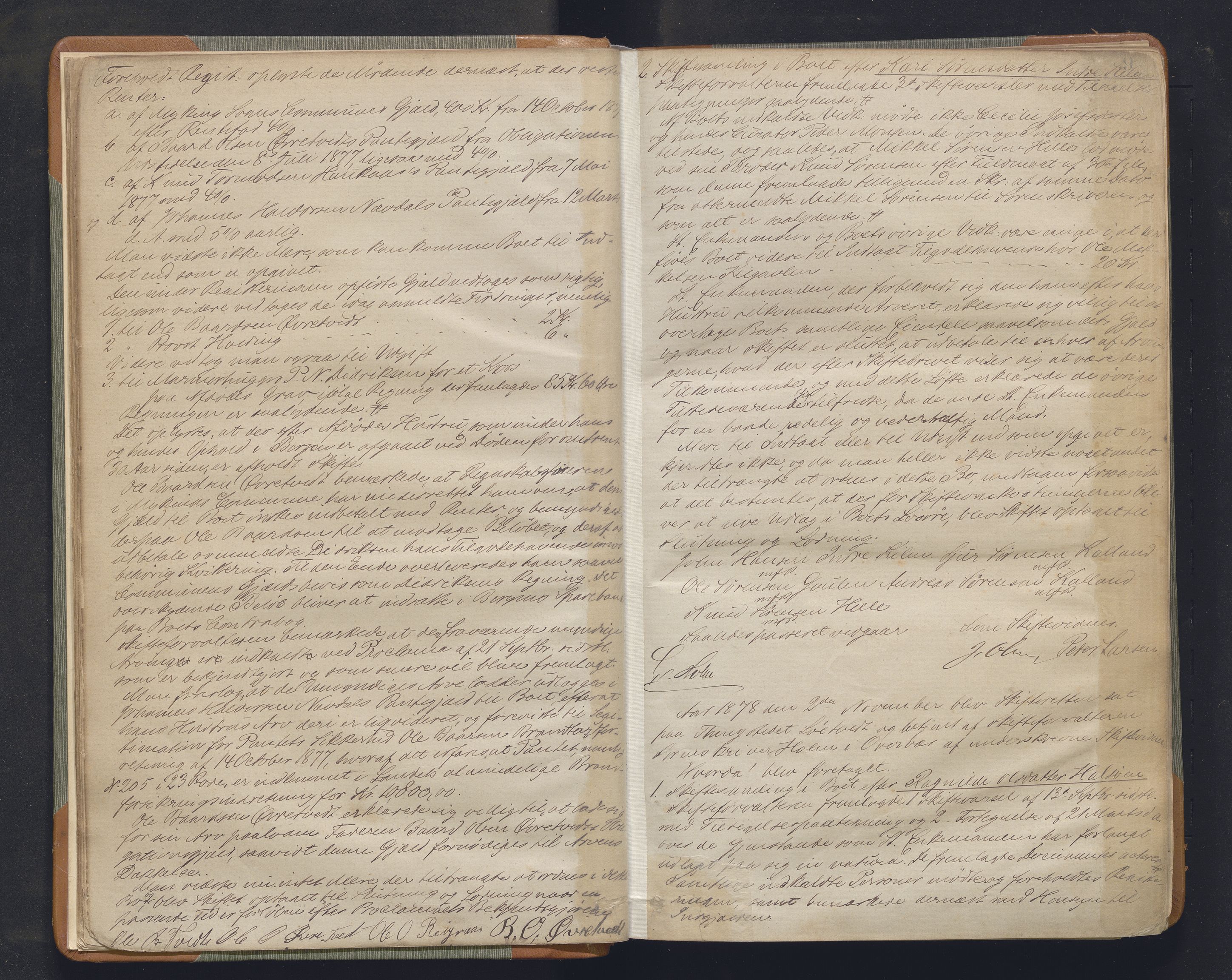 Nordhordland sorenskrivar, AV/SAB-A-2901/1/H/Hc/L0003: Skifteforhandlingsprotokollar, 1878-1888, s. 9