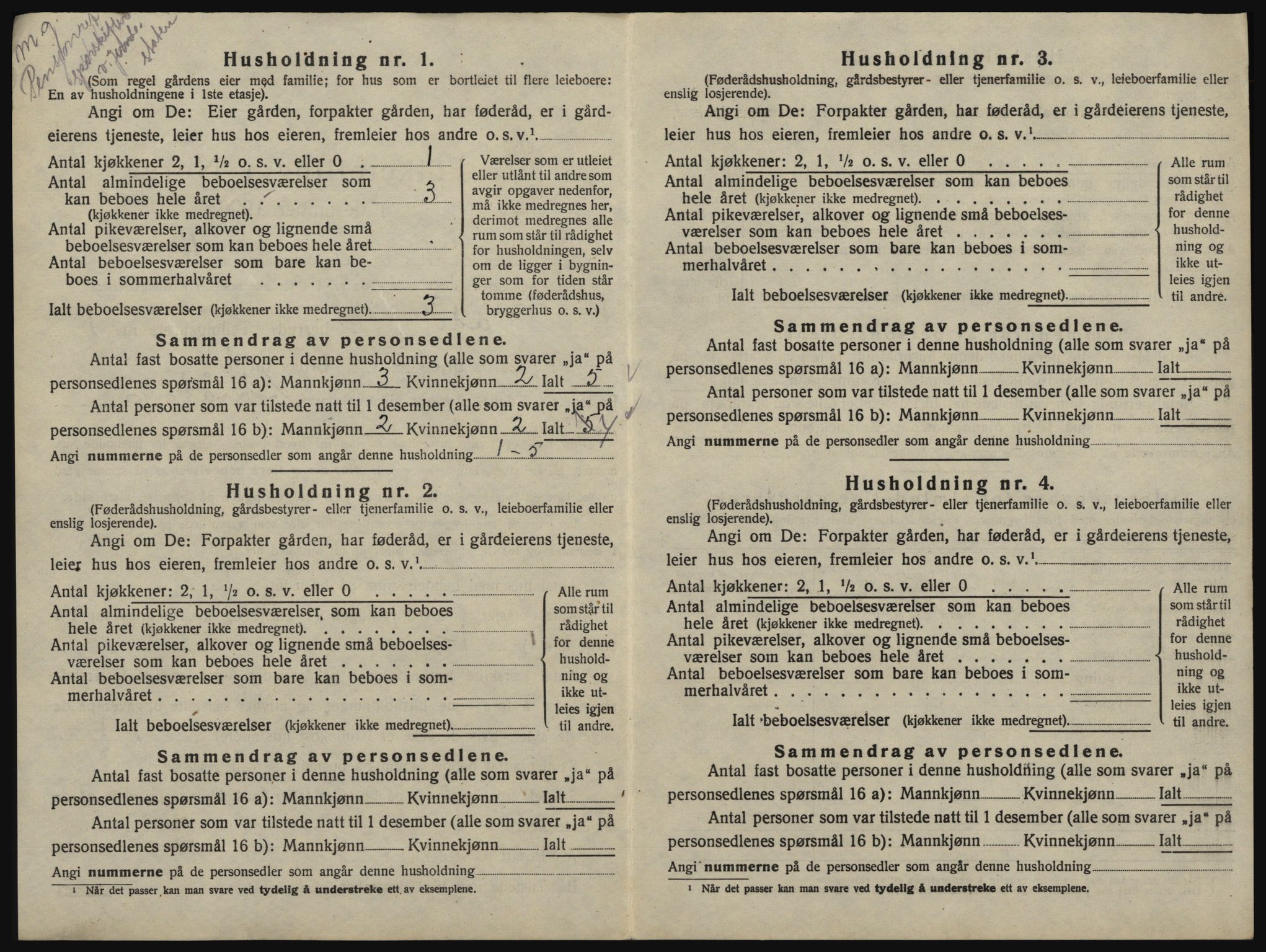 SAO, Folketelling 1920 for 0135 Råde herred, 1920, s. 45