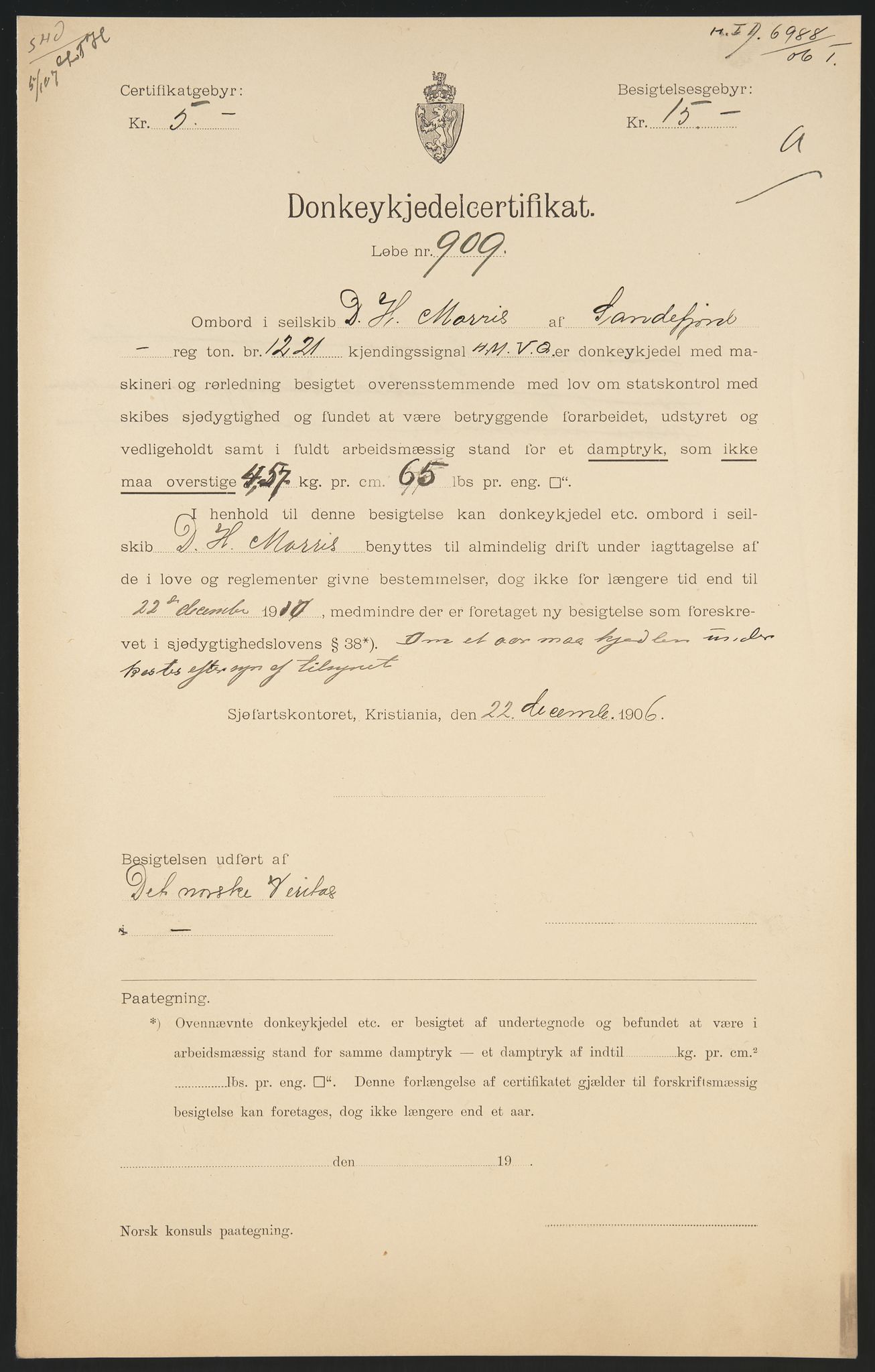 Sjøfartsdirektoratet med forløpere, skipsmapper slettede skip, AV/RA-S-4998/F/Fa/L0239: --, 1851-1931, s. 451