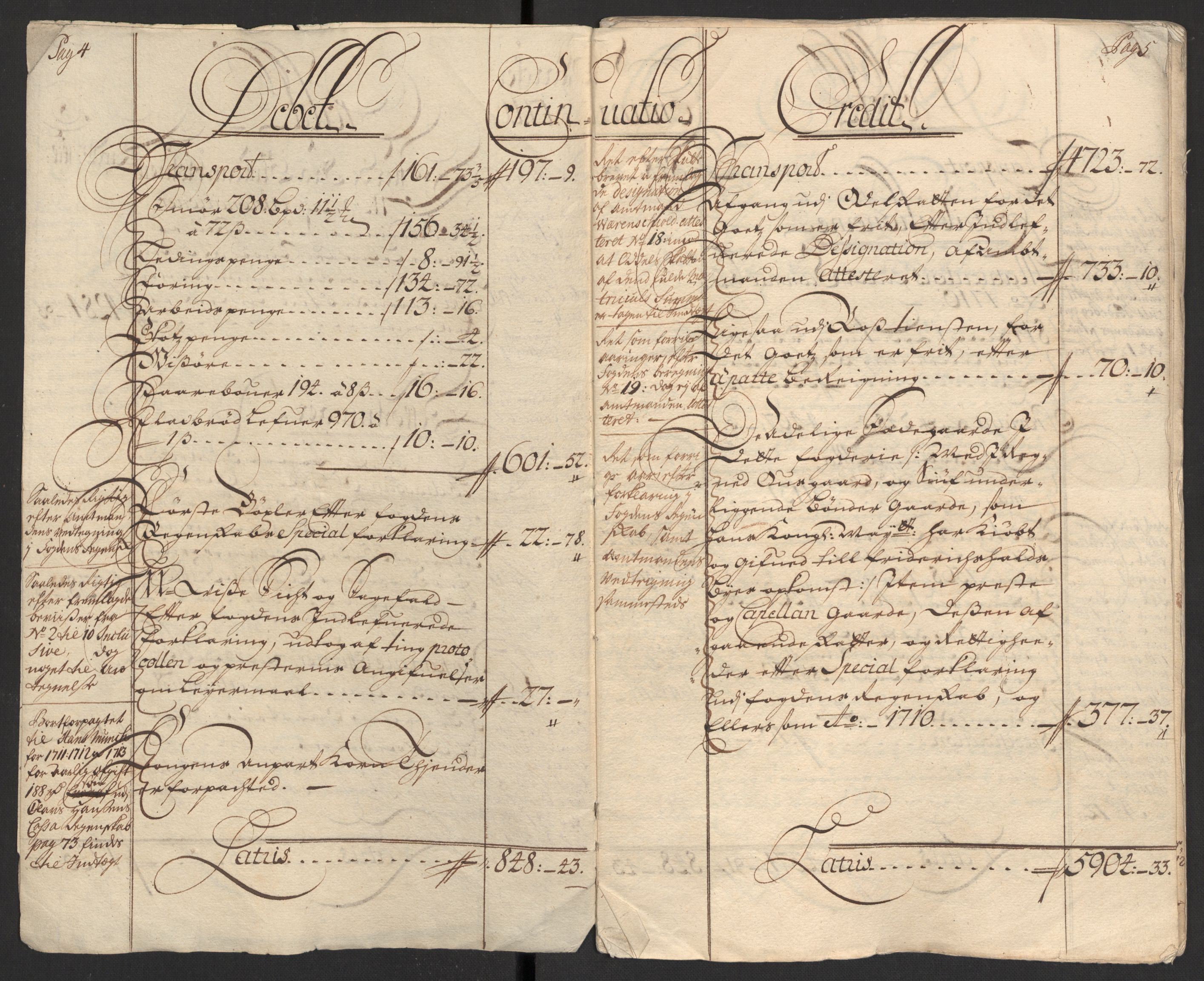 Rentekammeret inntil 1814, Reviderte regnskaper, Fogderegnskap, RA/EA-4092/R01/L0020: Fogderegnskap Idd og Marker, 1711, s. 5