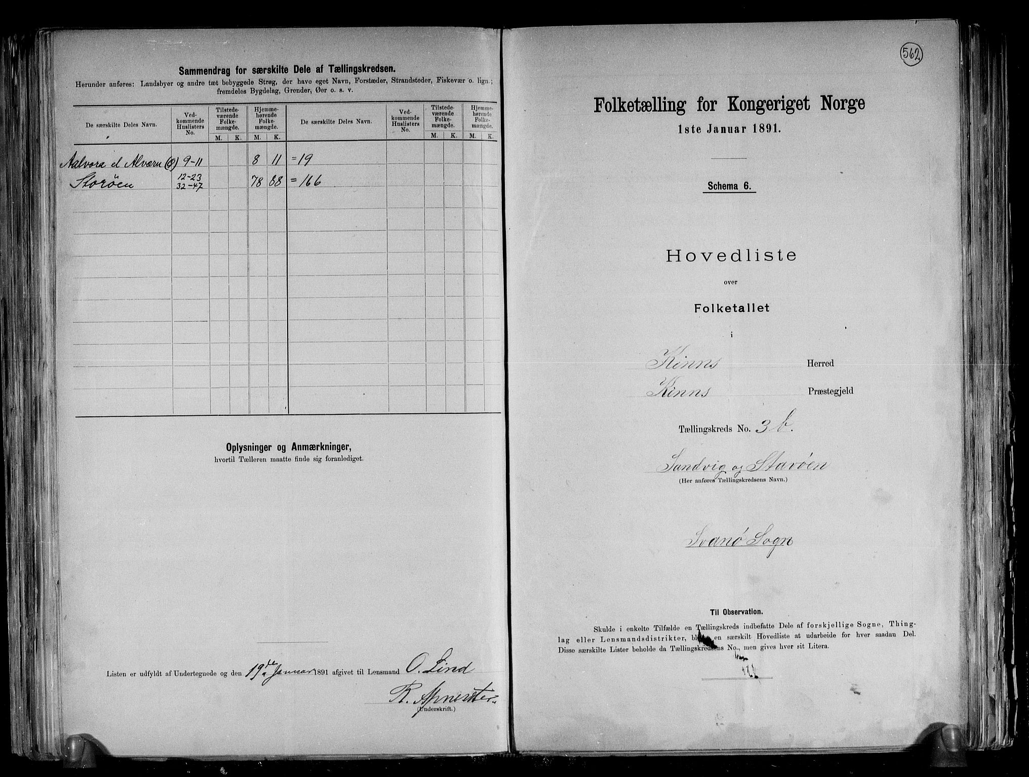 RA, Folketelling 1891 for 1437 Kinn herred, 1891, s. 11