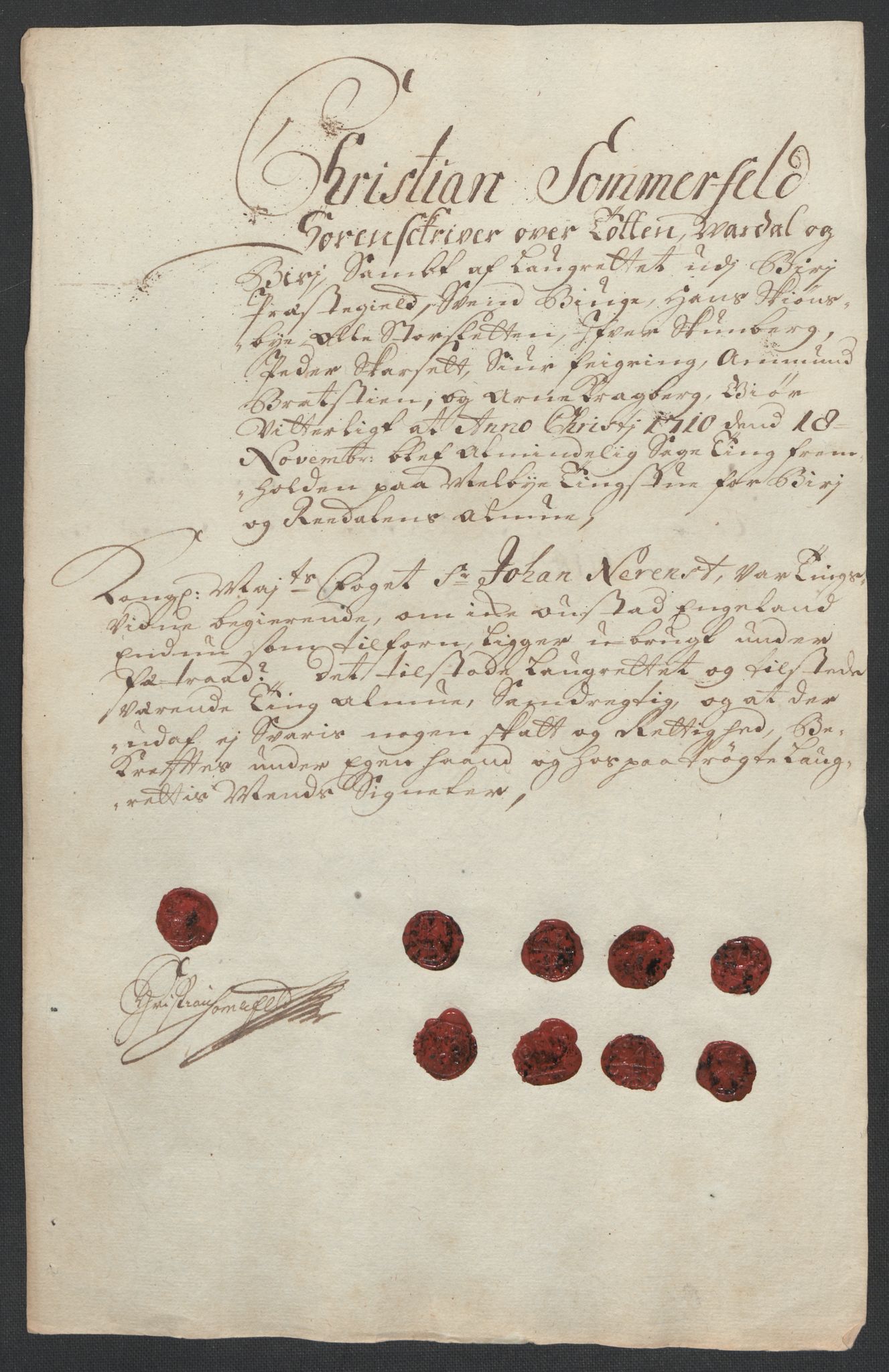 Rentekammeret inntil 1814, Reviderte regnskaper, Fogderegnskap, AV/RA-EA-4092/R18/L1307: Fogderegnskap Hadeland, Toten og Valdres, 1710, s. 133