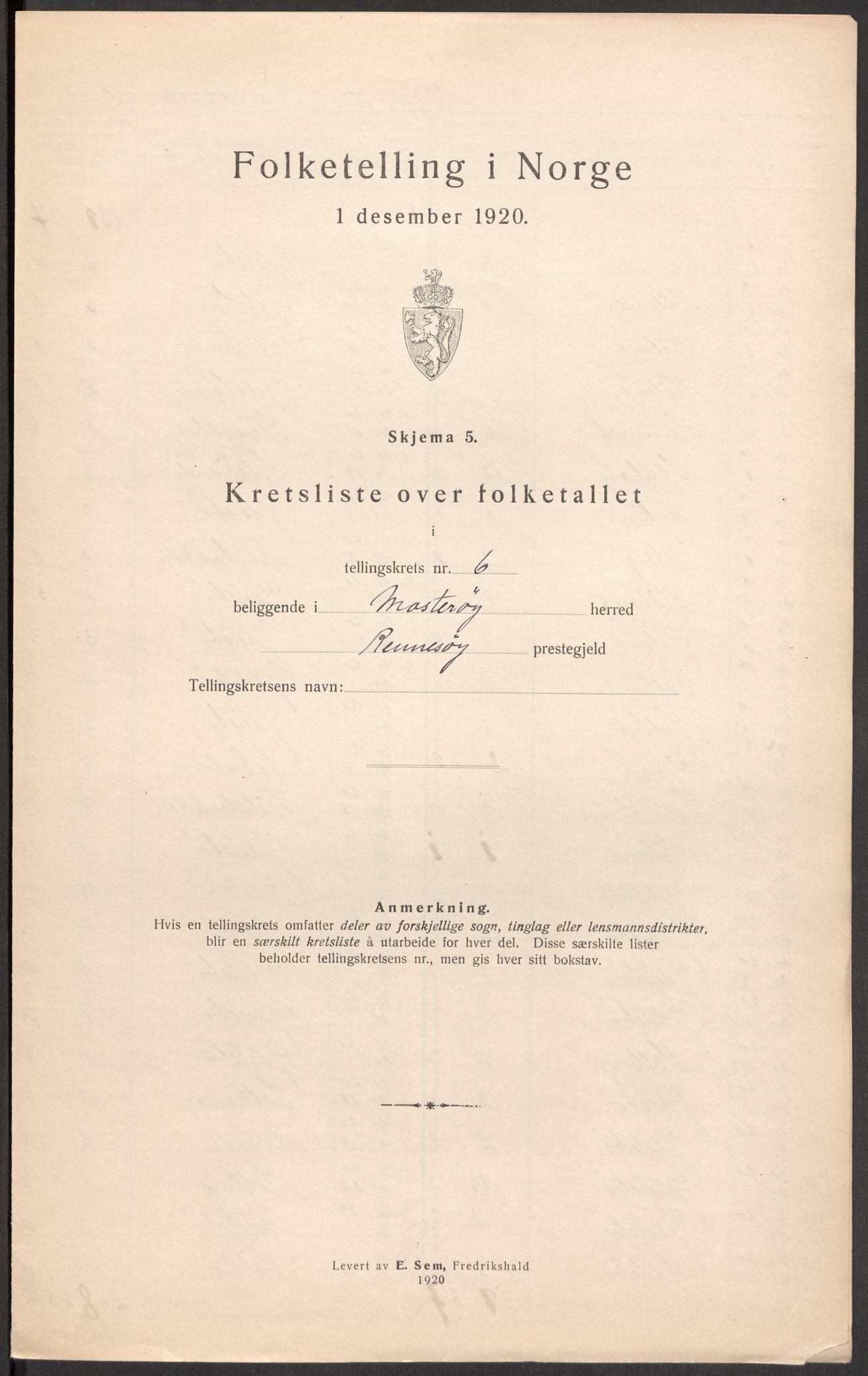 SAST, Folketelling 1920 for 1143 Mosterøy herred, 1920, s. 47