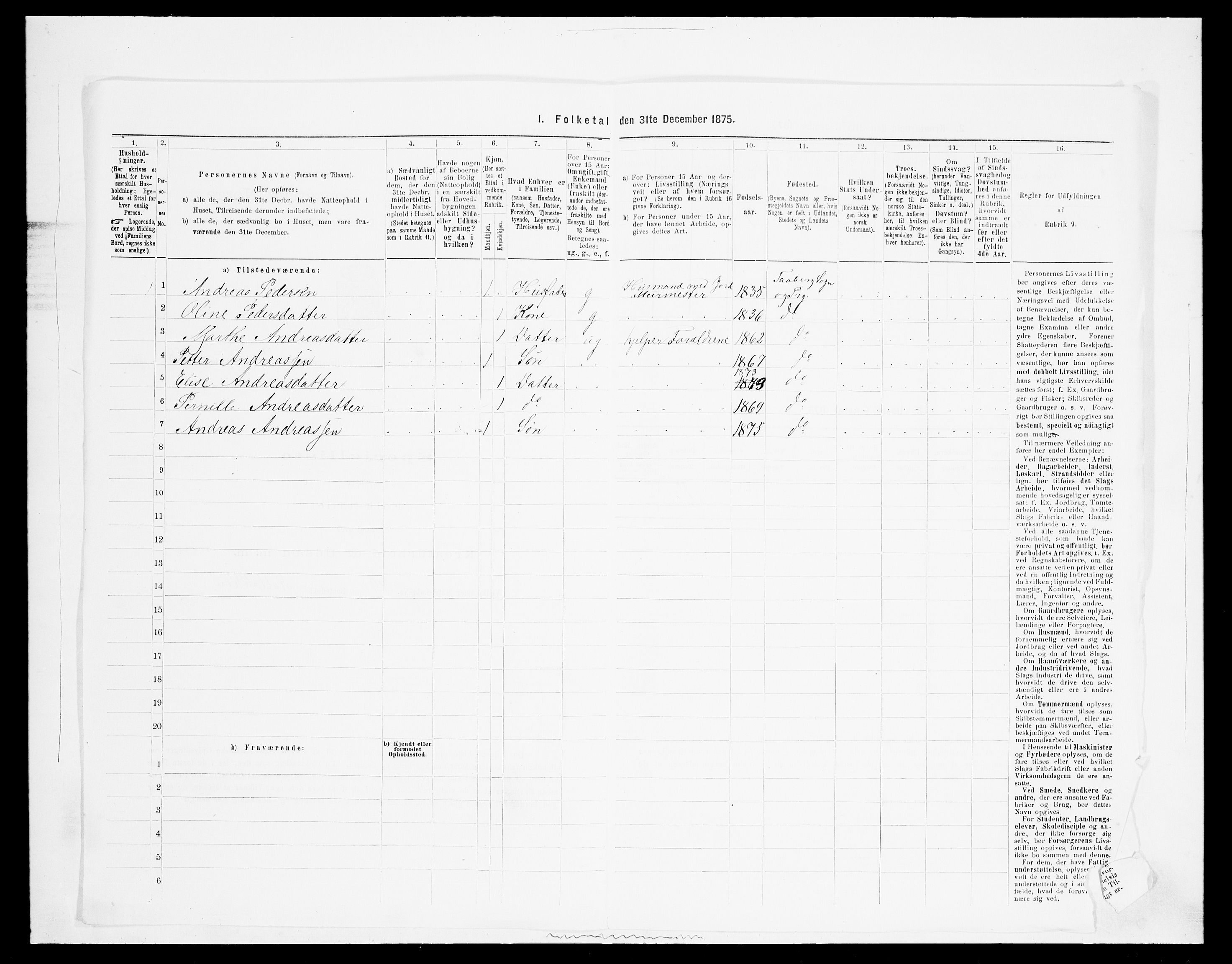 SAH, Folketelling 1875 for 0524L Fåberg prestegjeld, Fåberg sokn og Lillehammer landsokn, 1875, s. 950