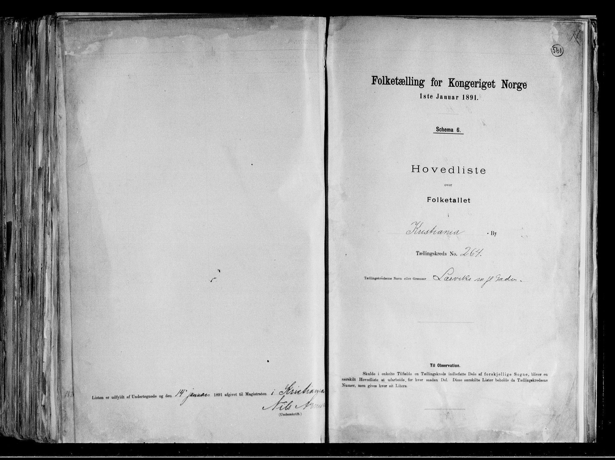 RA, Folketelling 1891 for 0301 Kristiania kjøpstad, 1891, s. 151073