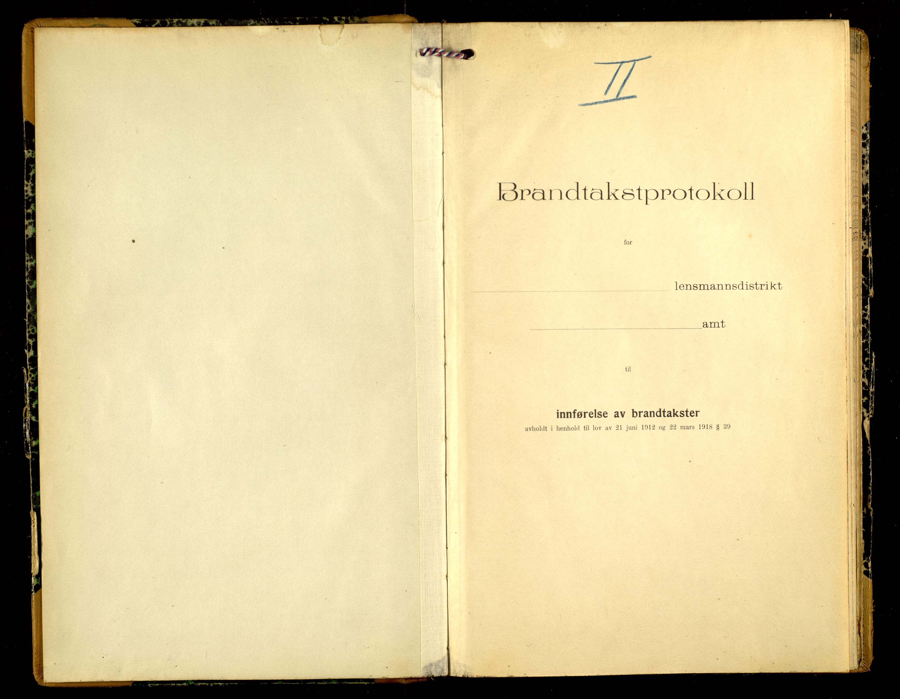 Norges Brannkasse, Sel og Heidal, AV/SAH-NBRANH-034/F/L0008: Branntakstprotokoll, 1920-1928