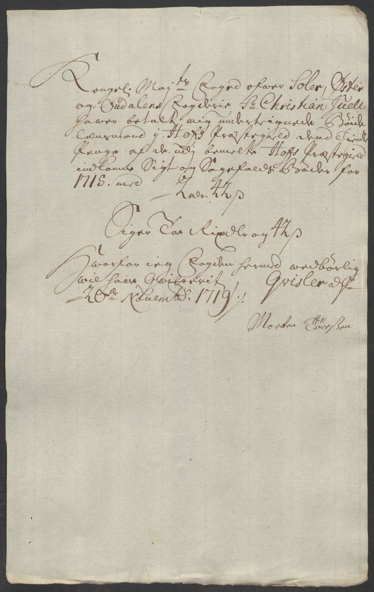 Rentekammeret inntil 1814, Reviderte regnskaper, Fogderegnskap, AV/RA-EA-4092/R13/L0854: Fogderegnskap Solør, Odal og Østerdal, 1715, s. 169