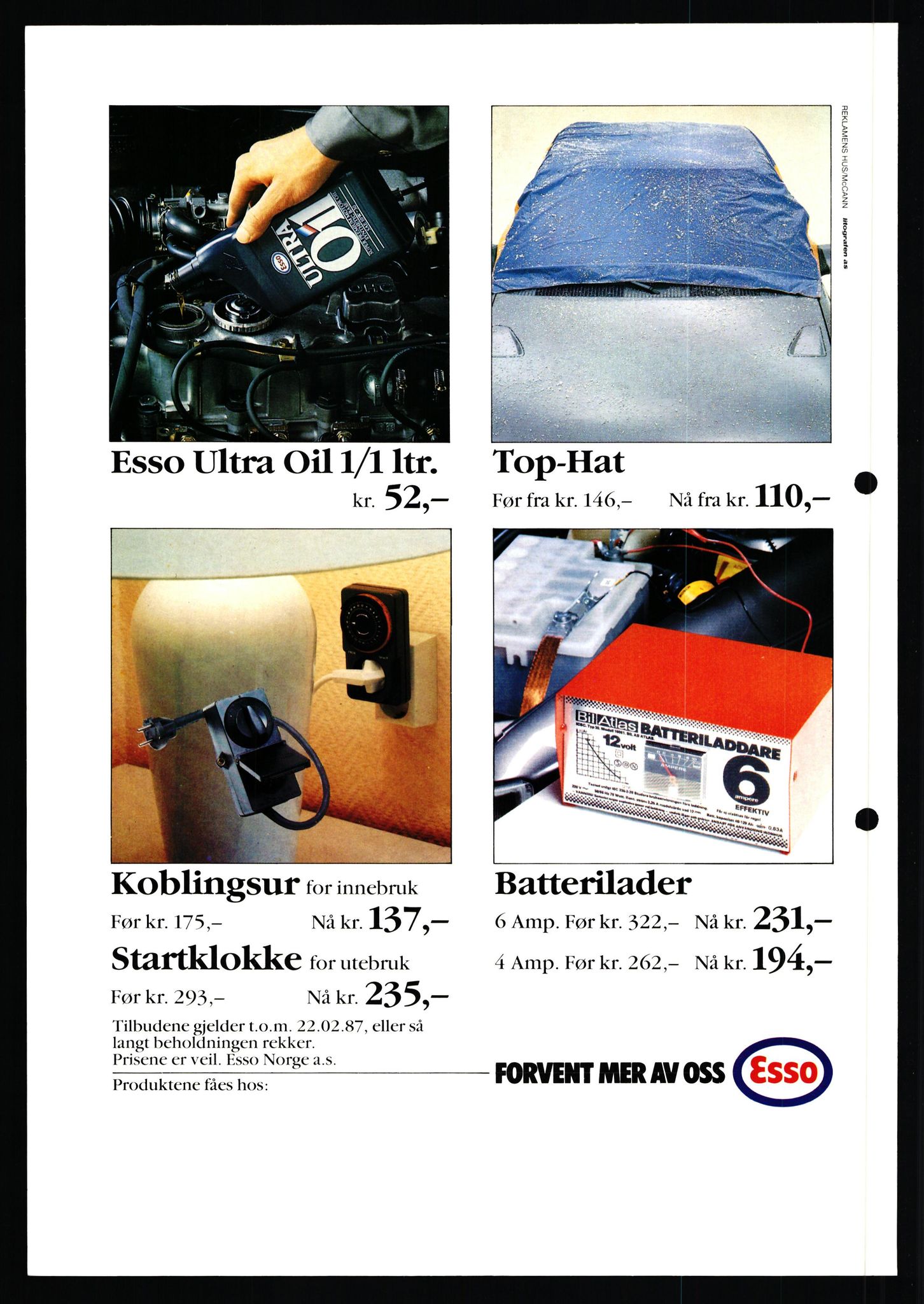 Pa 0982 - Esso Norge A/S, AV/SAST-A-100448/X/Xd/L0003: Ukenytt, 1987-1991