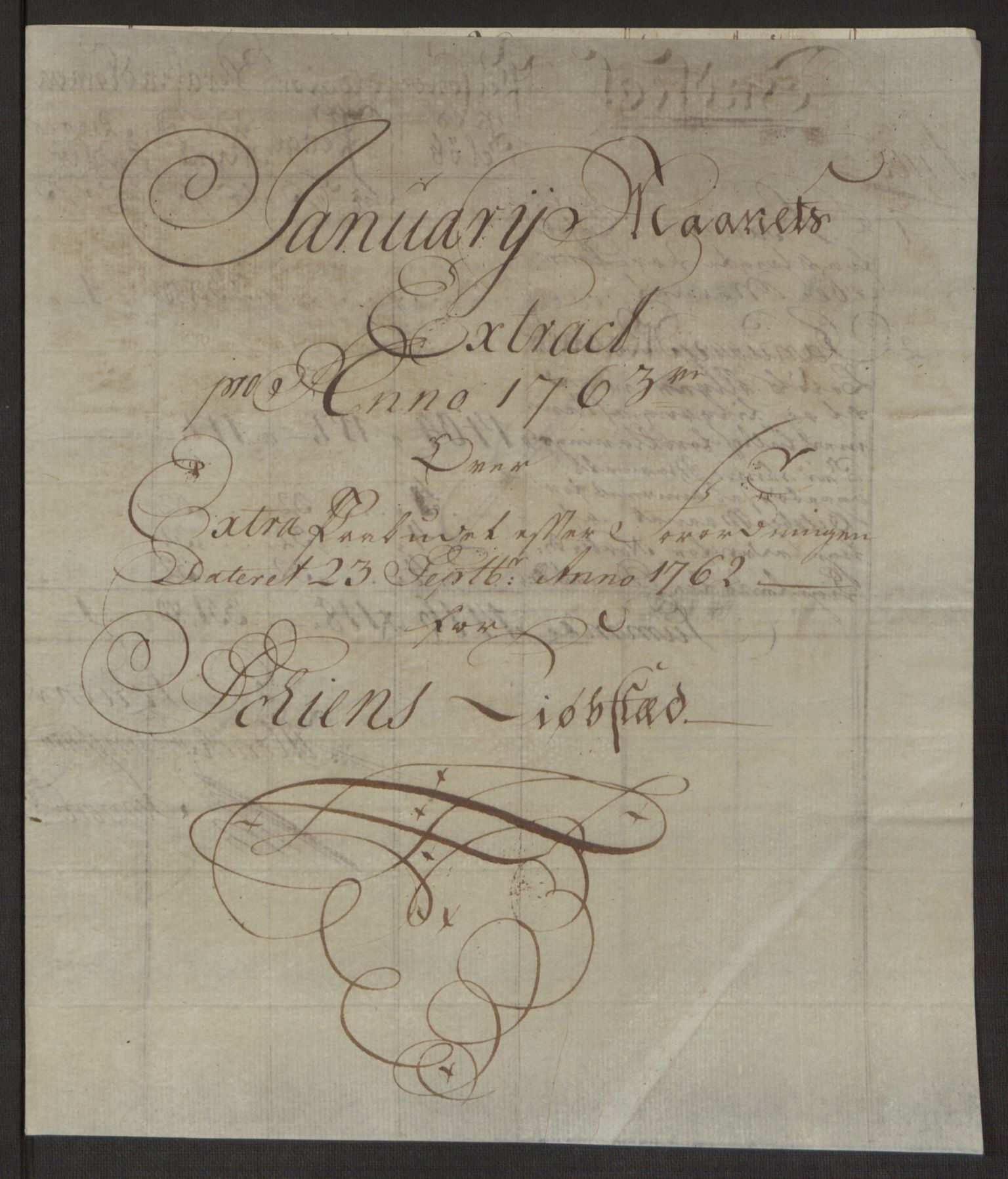 Rentekammeret inntil 1814, Reviderte regnskaper, Byregnskaper, AV/RA-EA-4066/R/Rj/L0198/0001: [J4] Kontribusjonsregnskap / Ekstraskatt, 1762-1768, s. 110