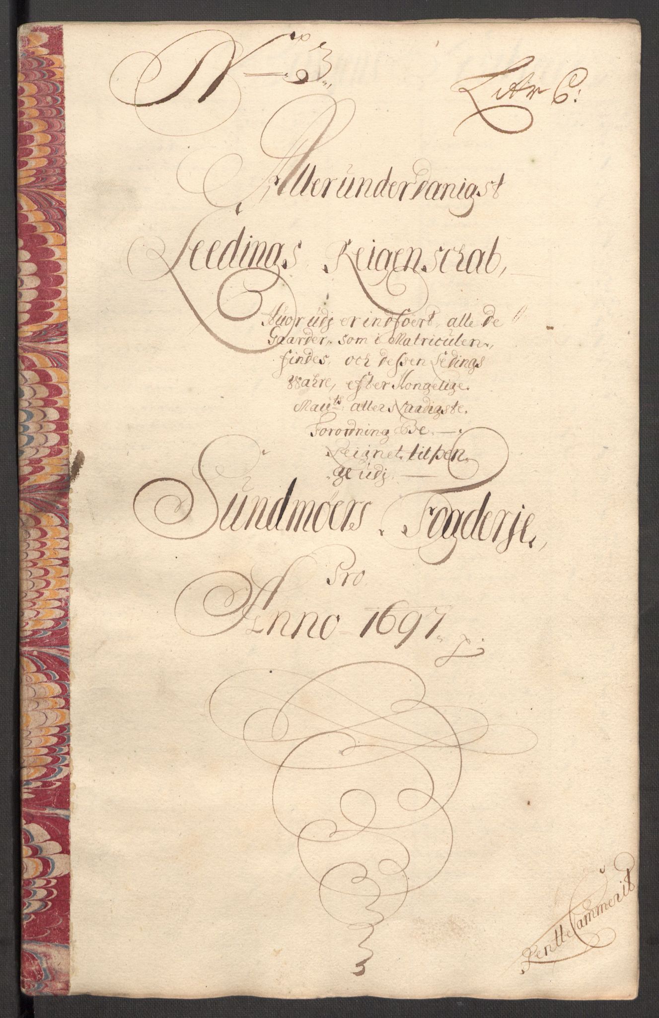 Rentekammeret inntil 1814, Reviderte regnskaper, Fogderegnskap, AV/RA-EA-4092/R54/L3556: Fogderegnskap Sunnmøre, 1696-1698, s. 202