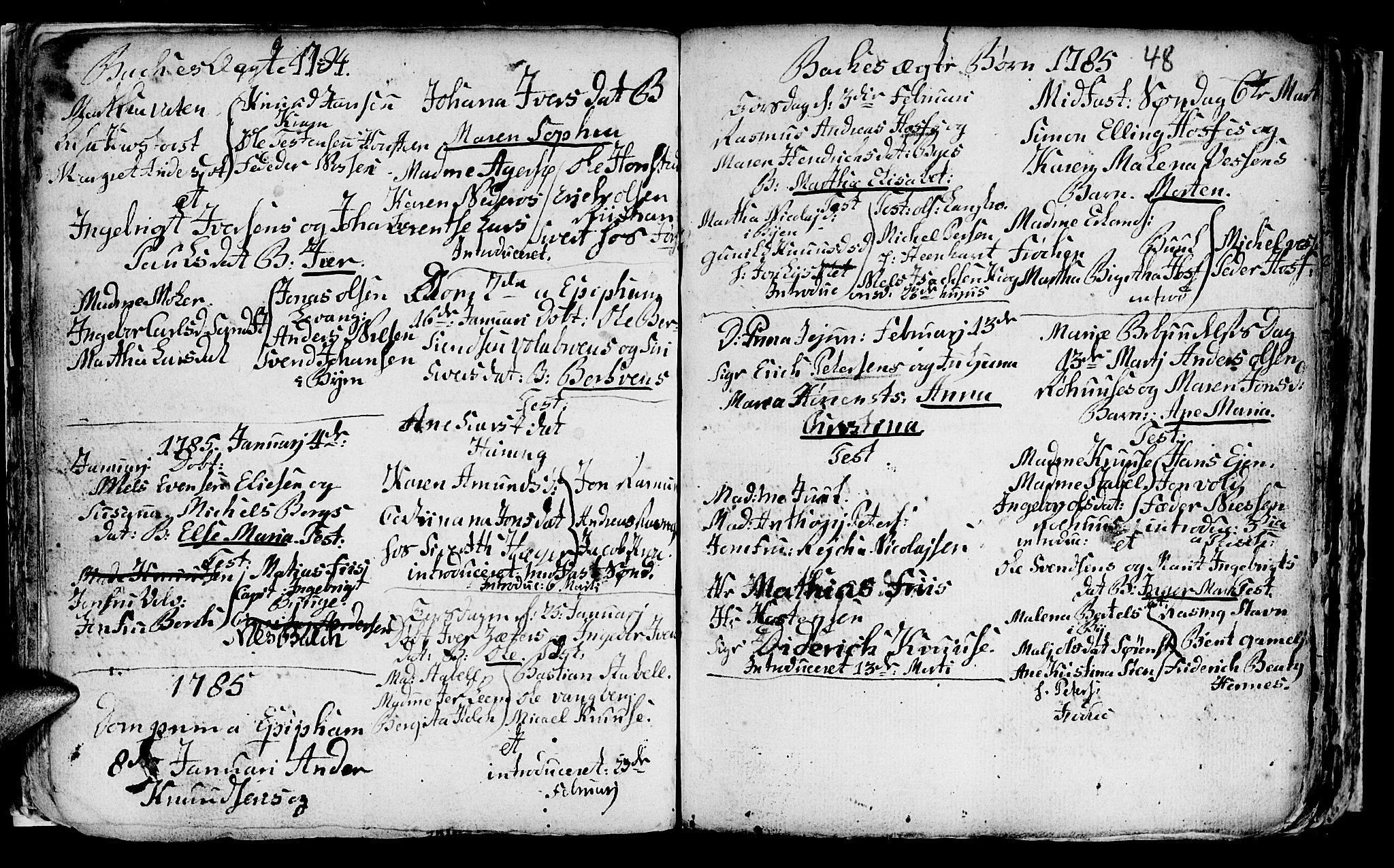 Ministerialprotokoller, klokkerbøker og fødselsregistre - Sør-Trøndelag, AV/SAT-A-1456/604/L0218: Klokkerbok nr. 604C01, 1754-1819, s. 48