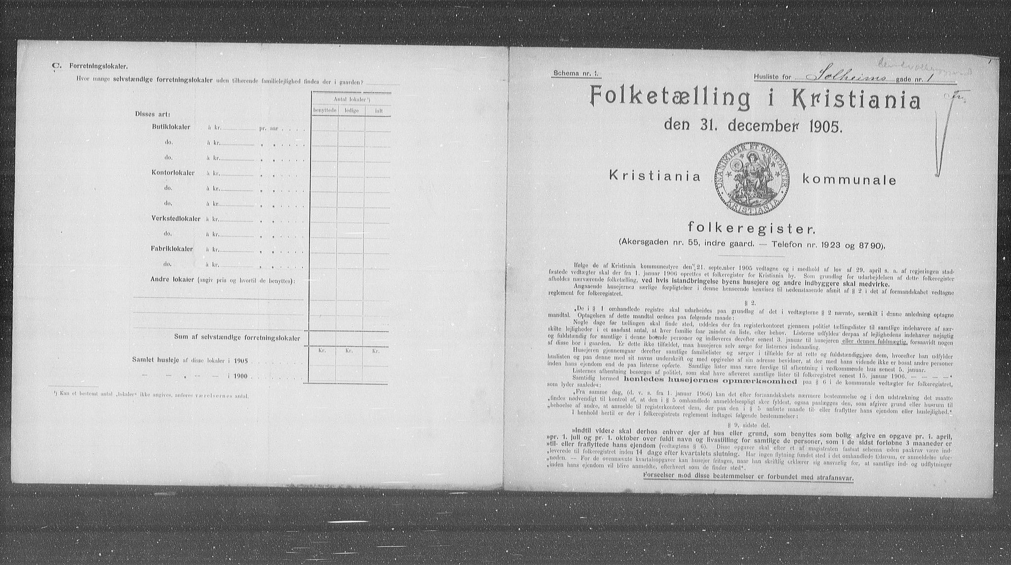 OBA, Kommunal folketelling 31.12.1905 for Kristiania kjøpstad, 1905, s. 51634