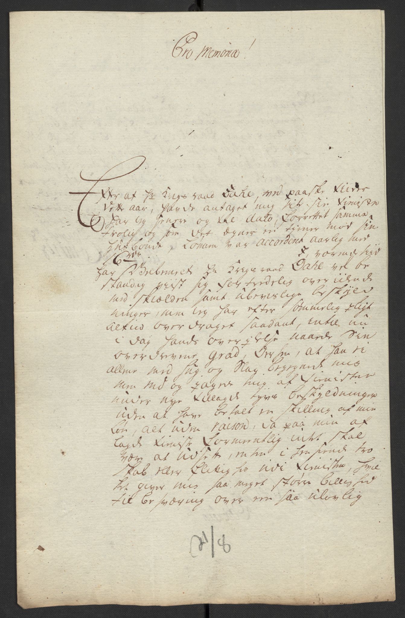 Oslo politidistrikt, AV/SAO-A-10085/D/Da/L0003: Innkomne brev, pro memoria m.v., 1781, s. 177