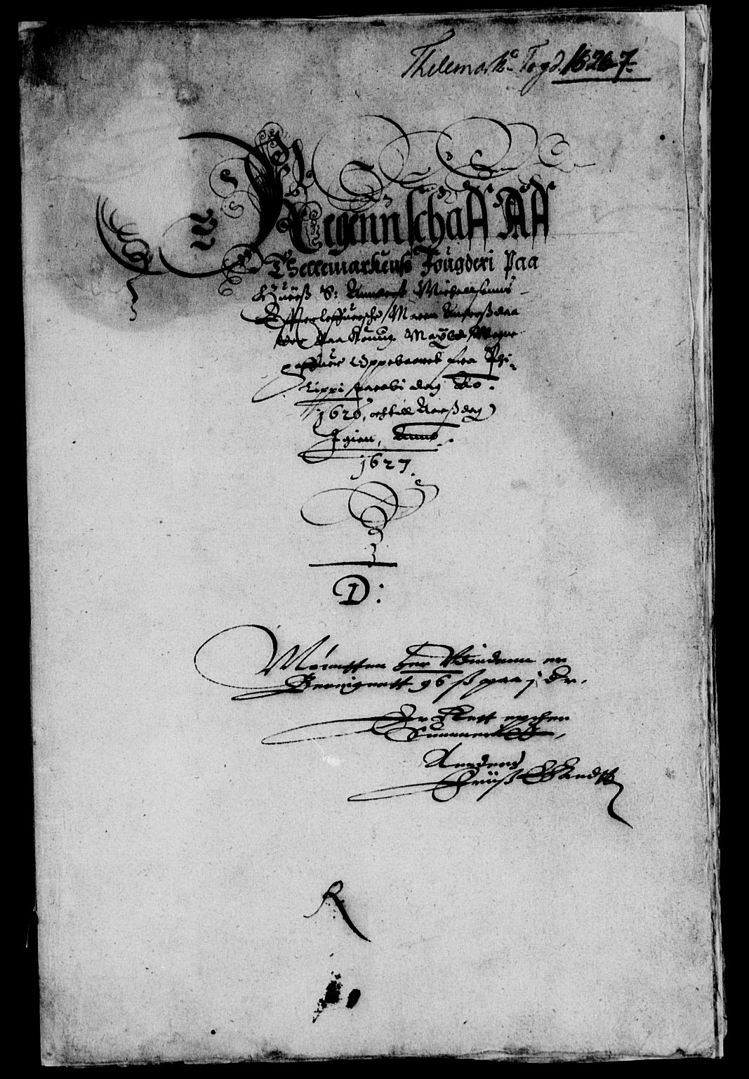 Rentekammeret inntil 1814, Reviderte regnskaper, Lensregnskaper, AV/RA-EA-5023/R/Rb/Rbp/L0010: Bratsberg len, 1625-1627