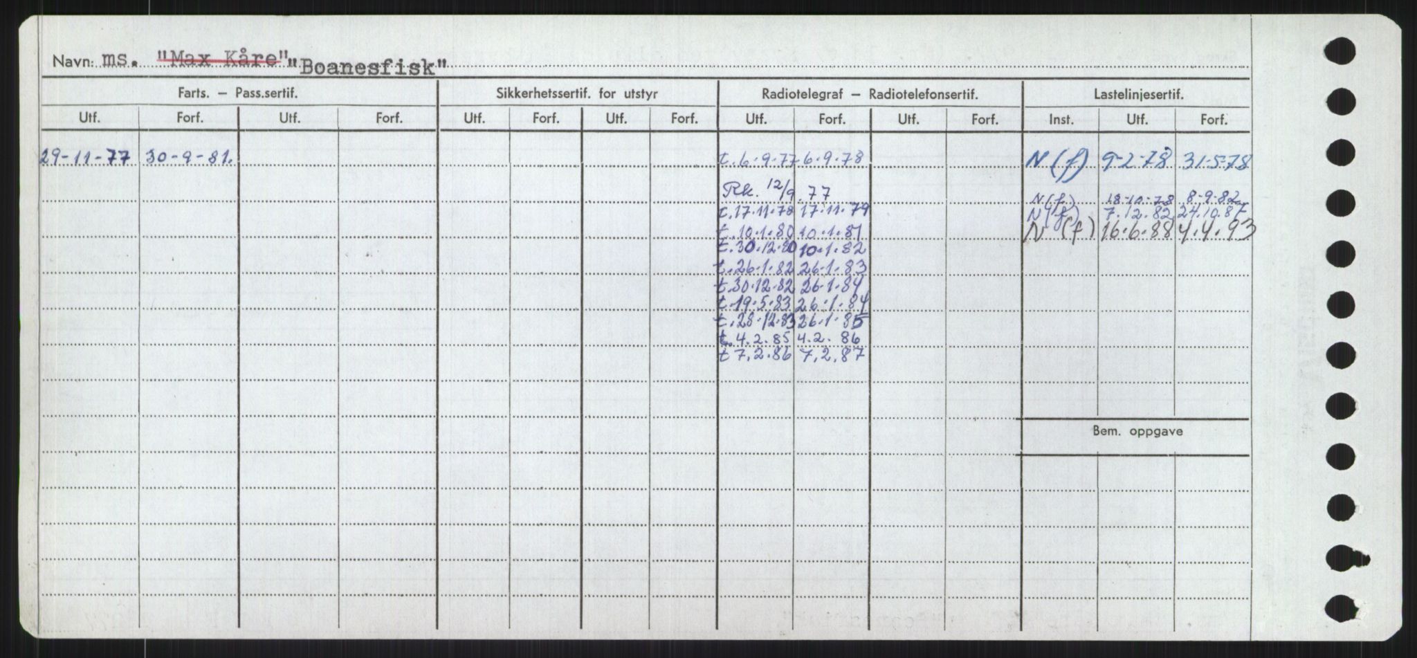 Sjøfartsdirektoratet med forløpere, Skipsmålingen, RA/S-1627/H/Ha/L0001/0002: Fartøy, A-Eig / Fartøy Bjør-Eig, s. 98