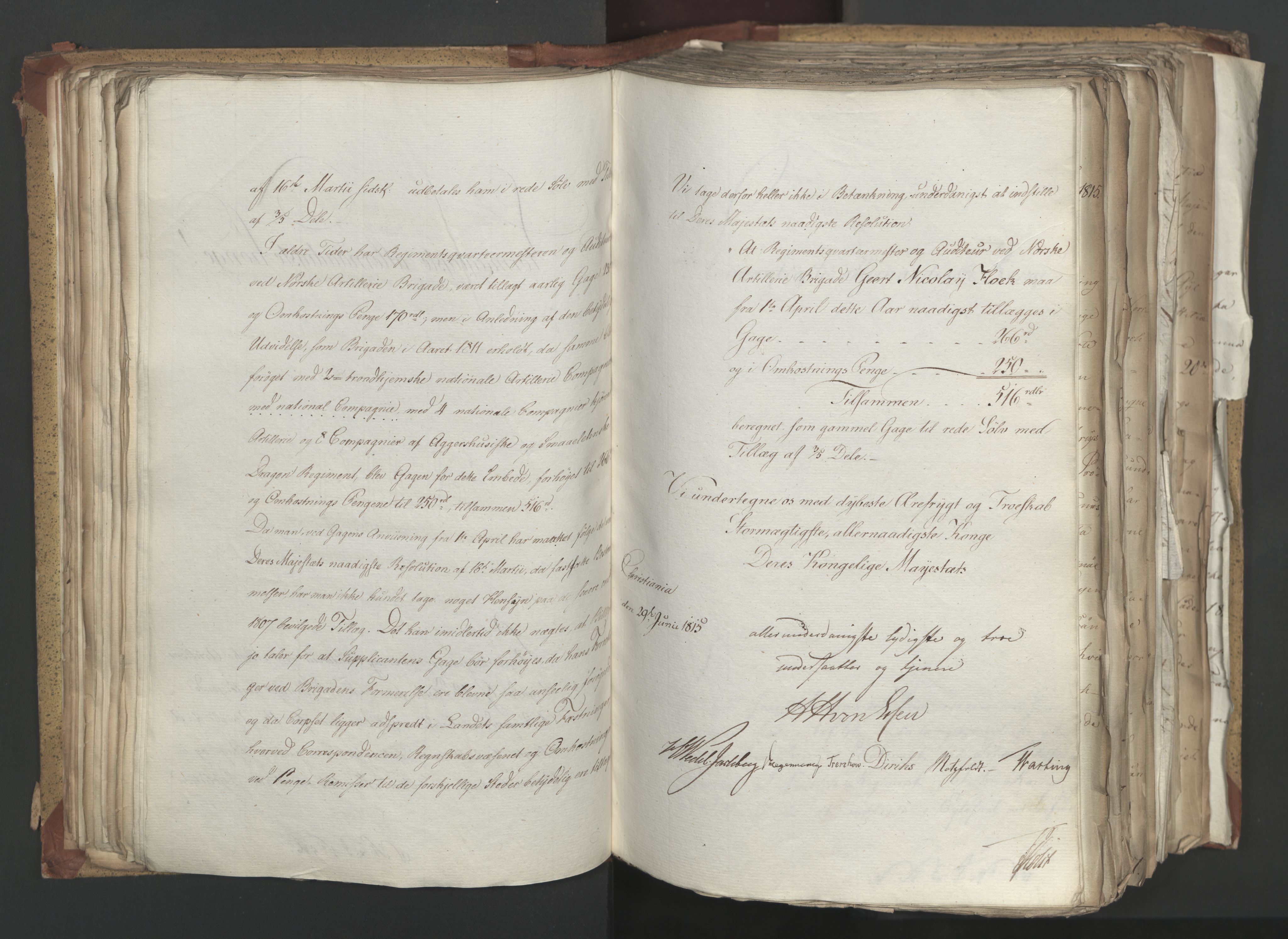 Statsrådsavdelingen i Stockholm, AV/RA-S-1003/D/Da/L0003: Regjeringsinnstillinger nr. 519-787, 1815, s. 145