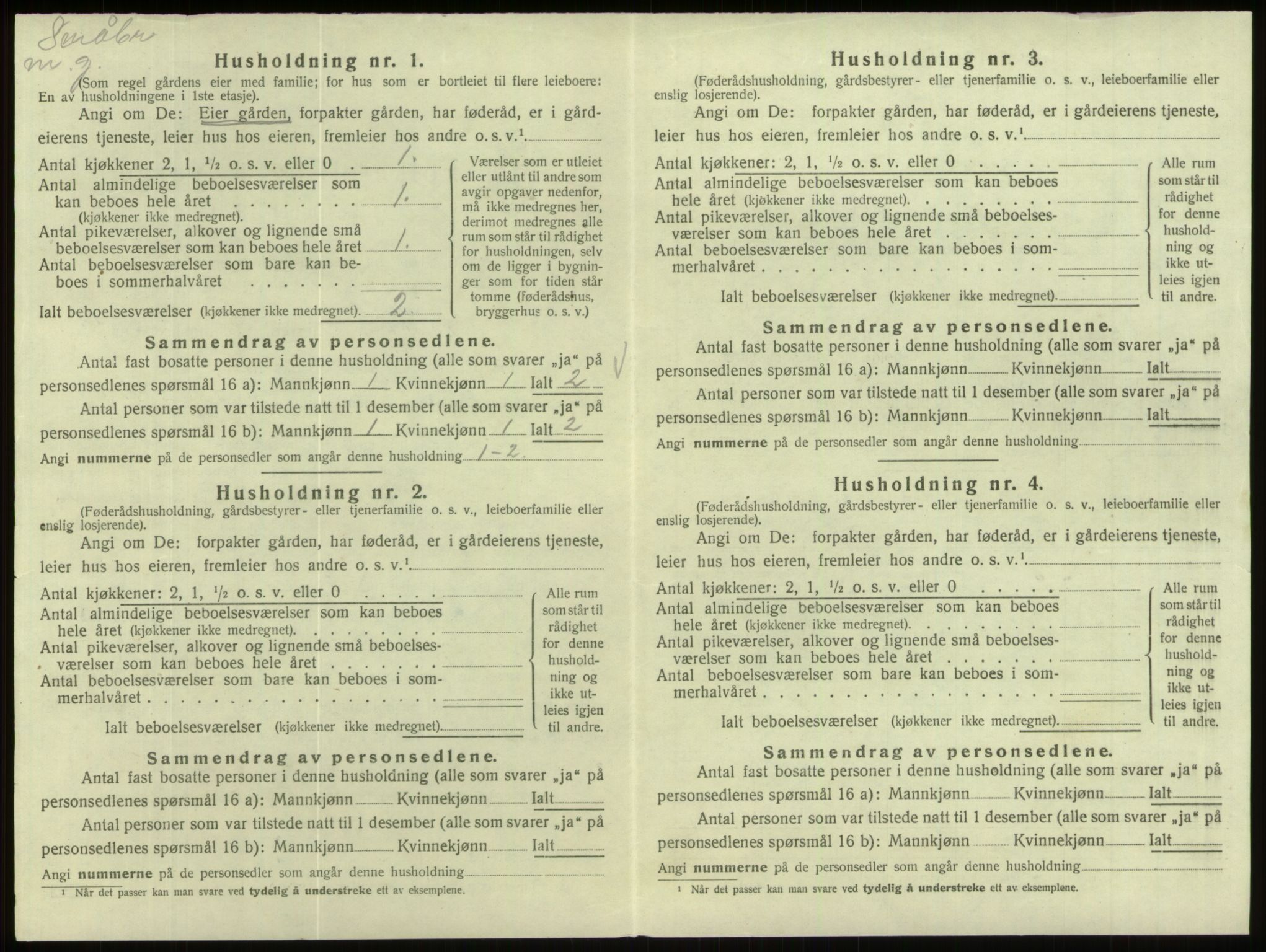 SAB, Folketelling 1920 for 1443 Eid herred, 1920, s. 670