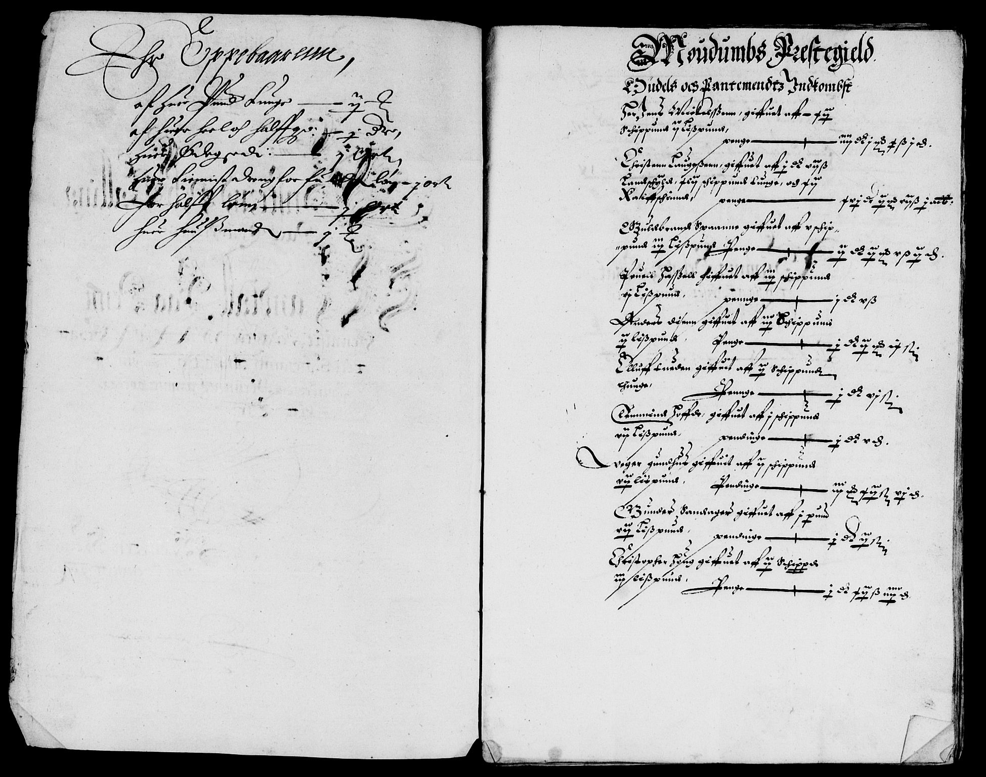 Rentekammeret inntil 1814, Reviderte regnskaper, Lensregnskaper, AV/RA-EA-5023/R/Rb/Rba/L0140: Akershus len, 1638