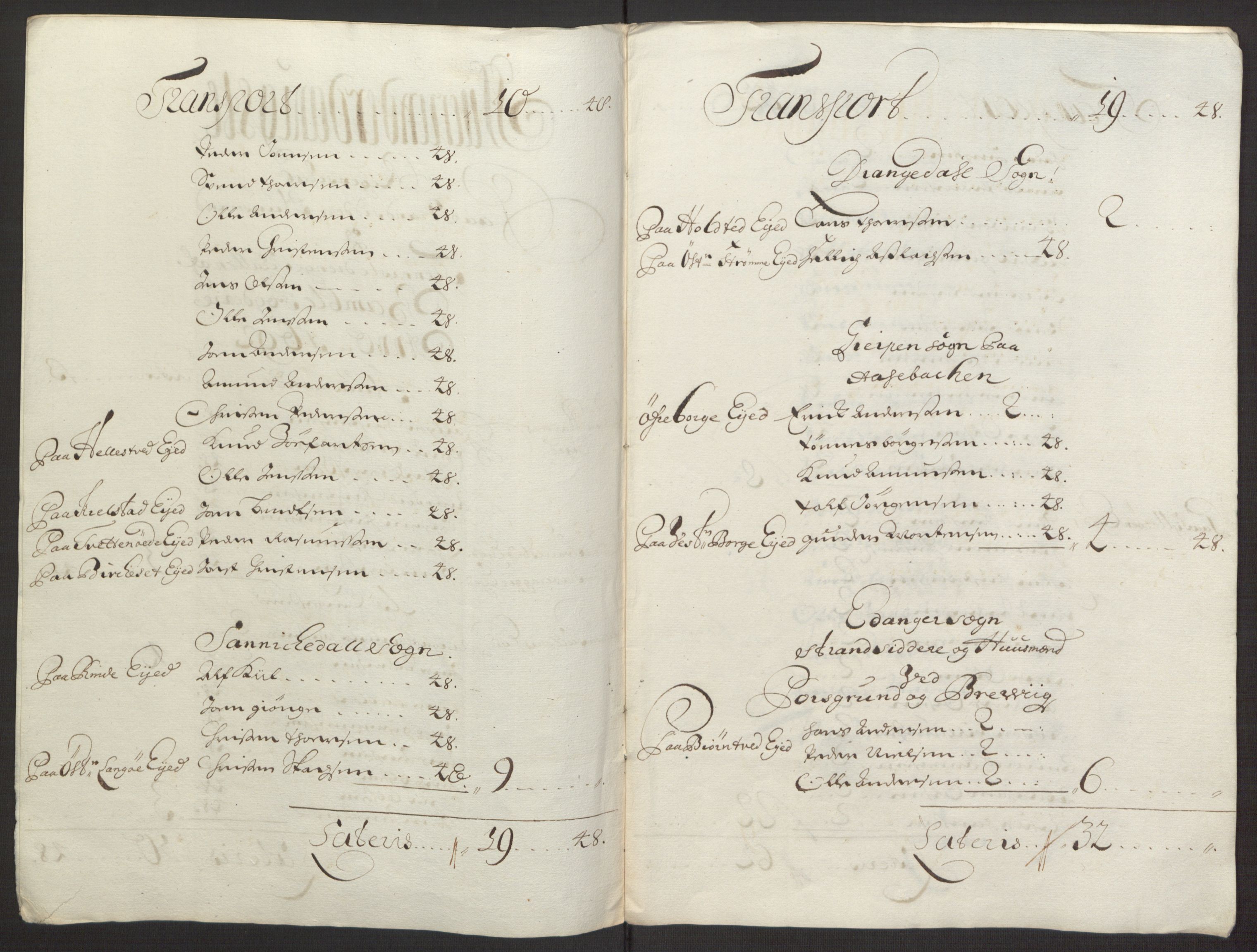 Rentekammeret inntil 1814, Reviderte regnskaper, Fogderegnskap, RA/EA-4092/R34/L2052: Fogderegnskap Bamble, 1692-1693, s. 159