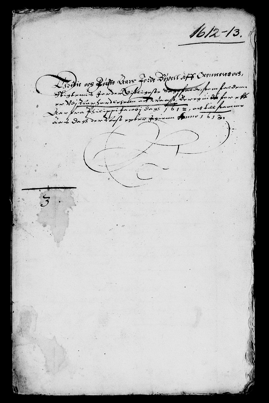 Rentekammeret inntil 1814, Reviderte regnskaper, Lensregnskaper, AV/RA-EA-5023/R/Rb/Rbt/L0010: Bergenhus len, 1611-1613