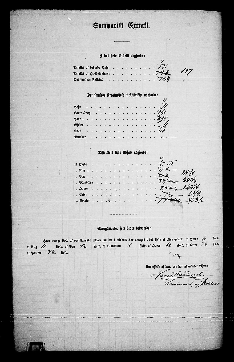 RA, Folketelling 1865 for 0421L Vinger prestegjeld, Vinger sokn og Austmarka sokn, 1865, s. 176