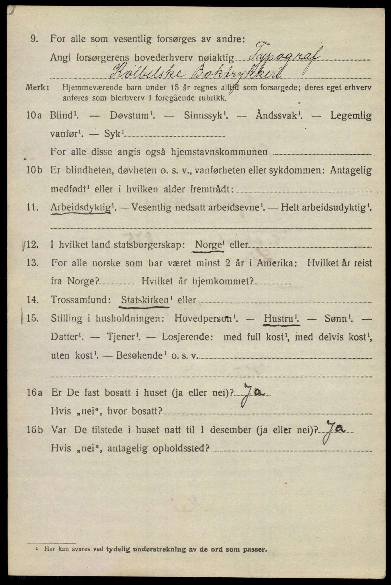 SAO, Folketelling 1920 for 0301 Kristiania kjøpstad, 1920, s. 156980