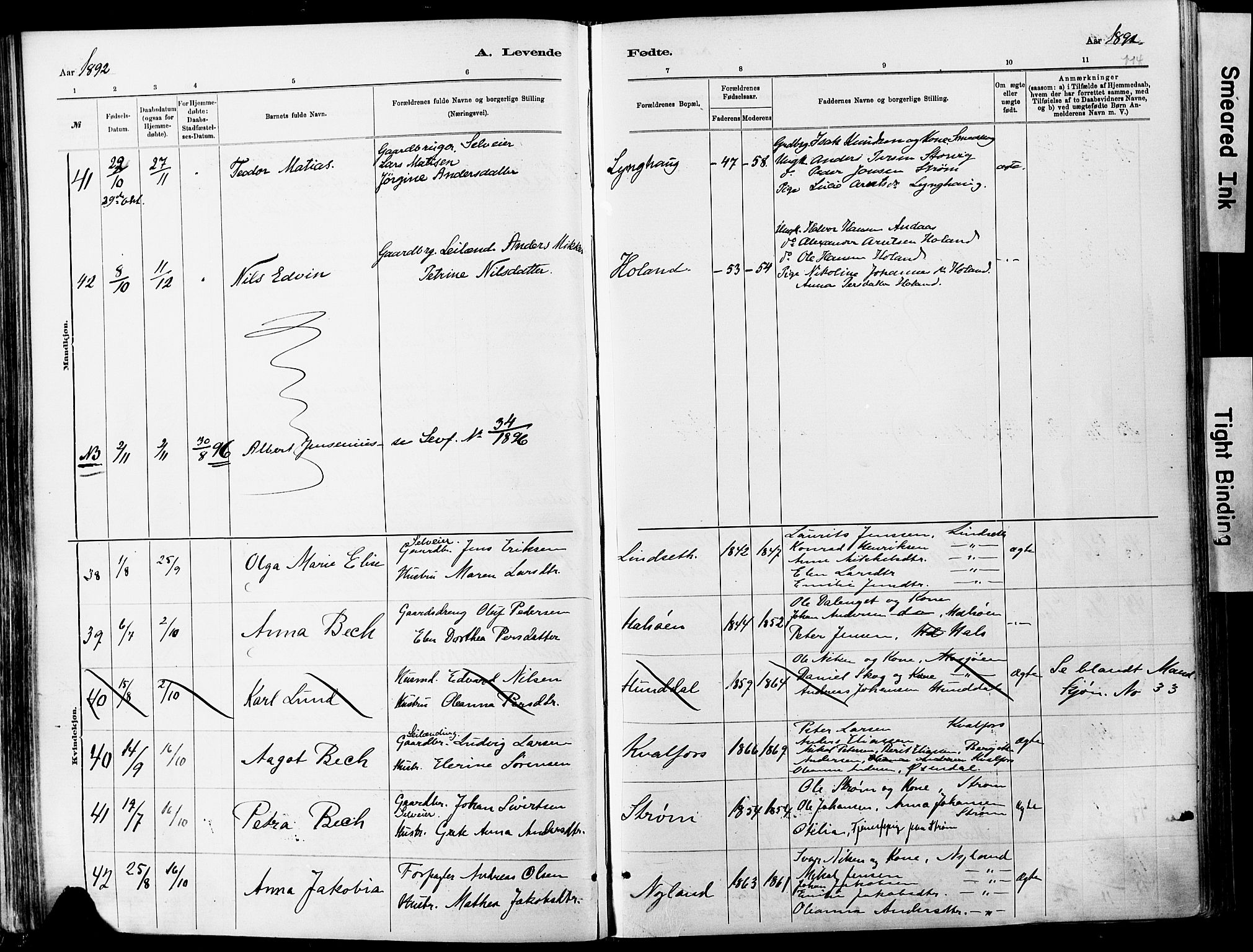 Ministerialprotokoller, klokkerbøker og fødselsregistre - Nordland, AV/SAT-A-1459/820/L0295: Ministerialbok nr. 820A16, 1880-1896, s. 114