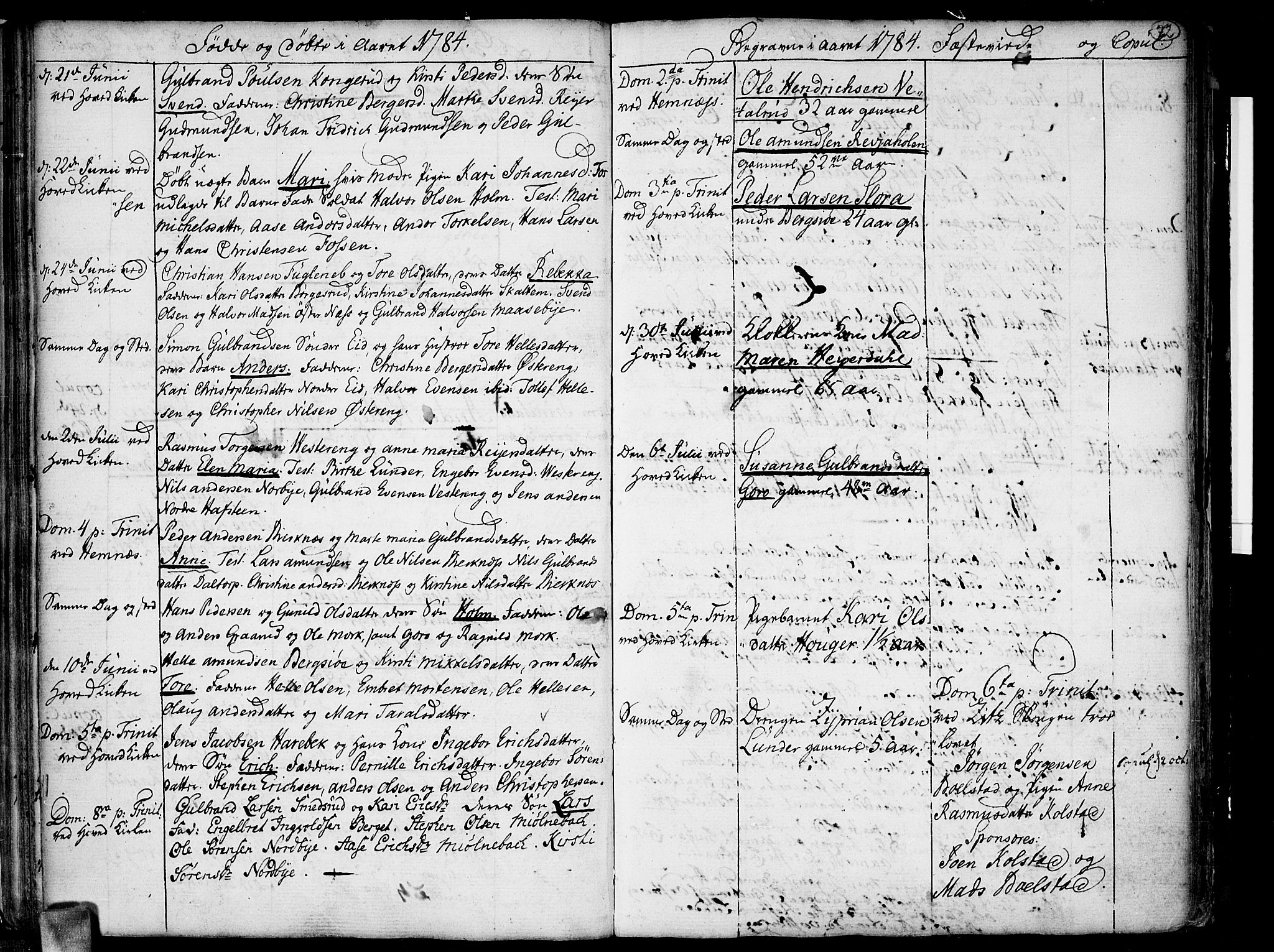 Høland prestekontor Kirkebøker, SAO/A-10346a/F/Fa/L0005: Ministerialbok nr. I 5, 1780-1793, s. 72