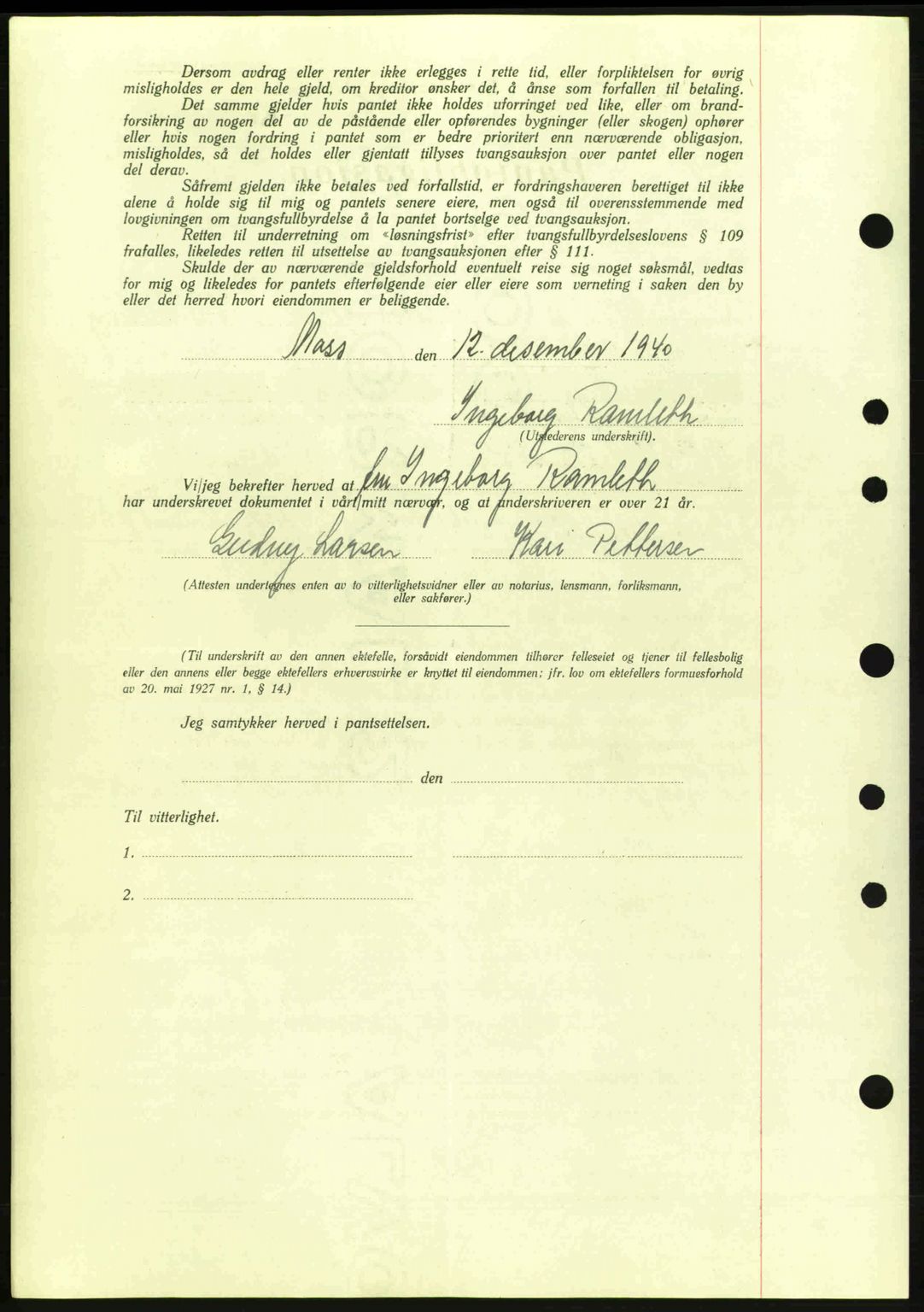 Moss sorenskriveri, SAO/A-10168: Pantebok nr. B10, 1940-1941, Dagboknr: 1895/1940