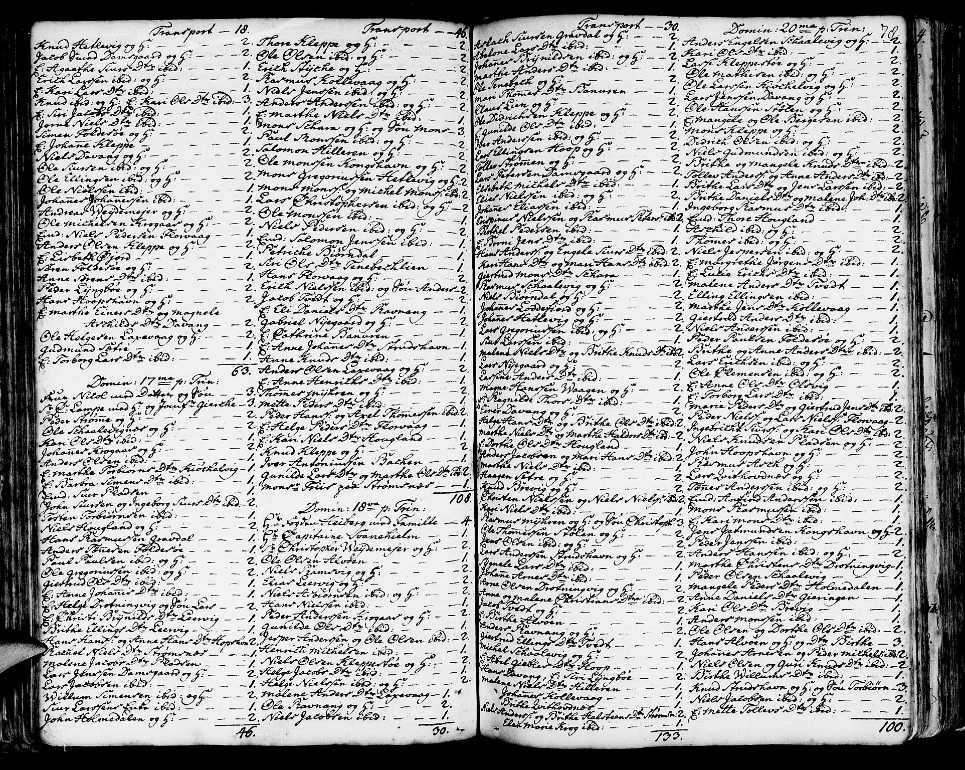 Askøy Sokneprestembete, AV/SAB-A-74101/H/Ha/Haa/Haaa/L0001: Ministerialbok nr. A 1, 1742-1818, s. 78