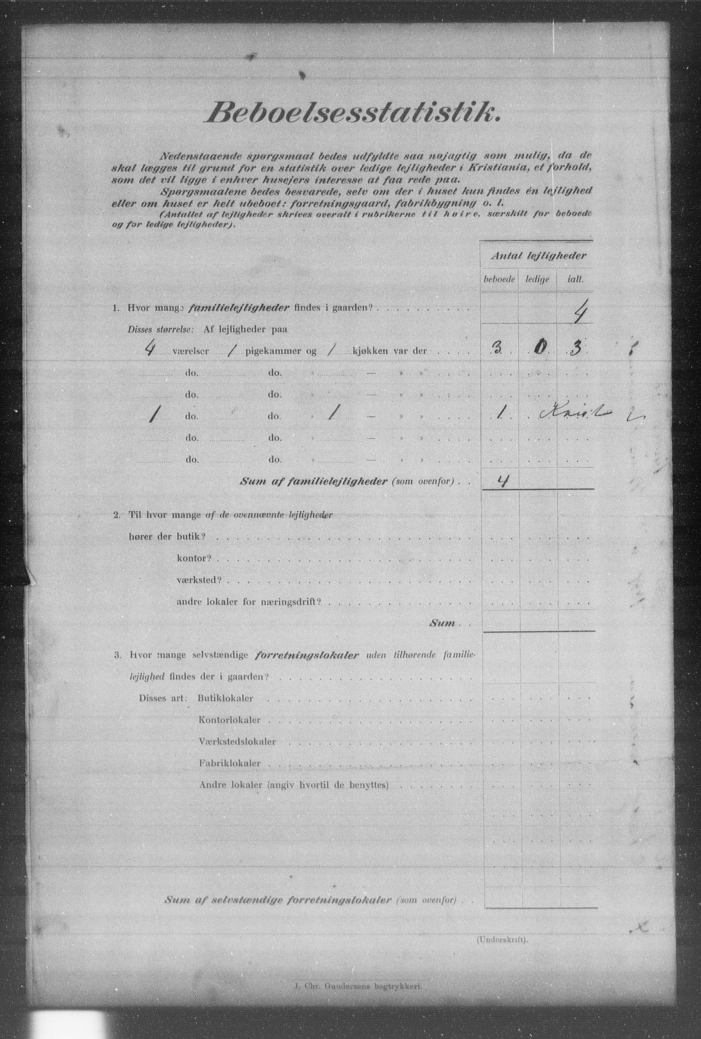 OBA, Kommunal folketelling 31.12.1903 for Kristiania kjøpstad, 1903, s. 12951