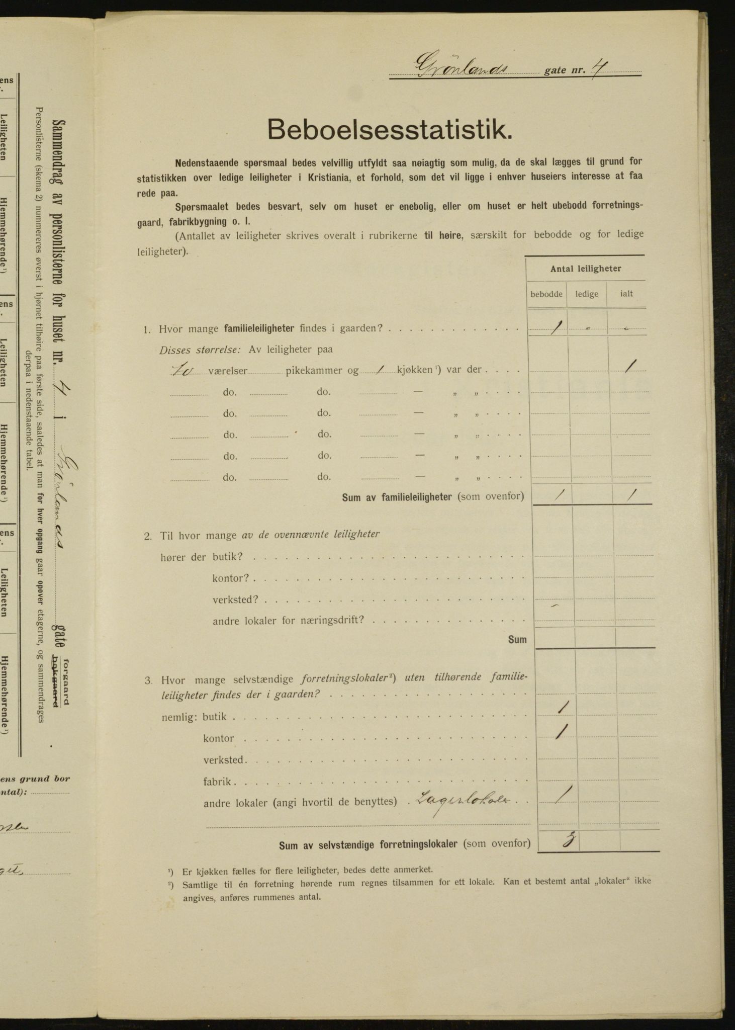 OBA, Kommunal folketelling 1.2.1912 for Kristiania, 1912, s. 30996