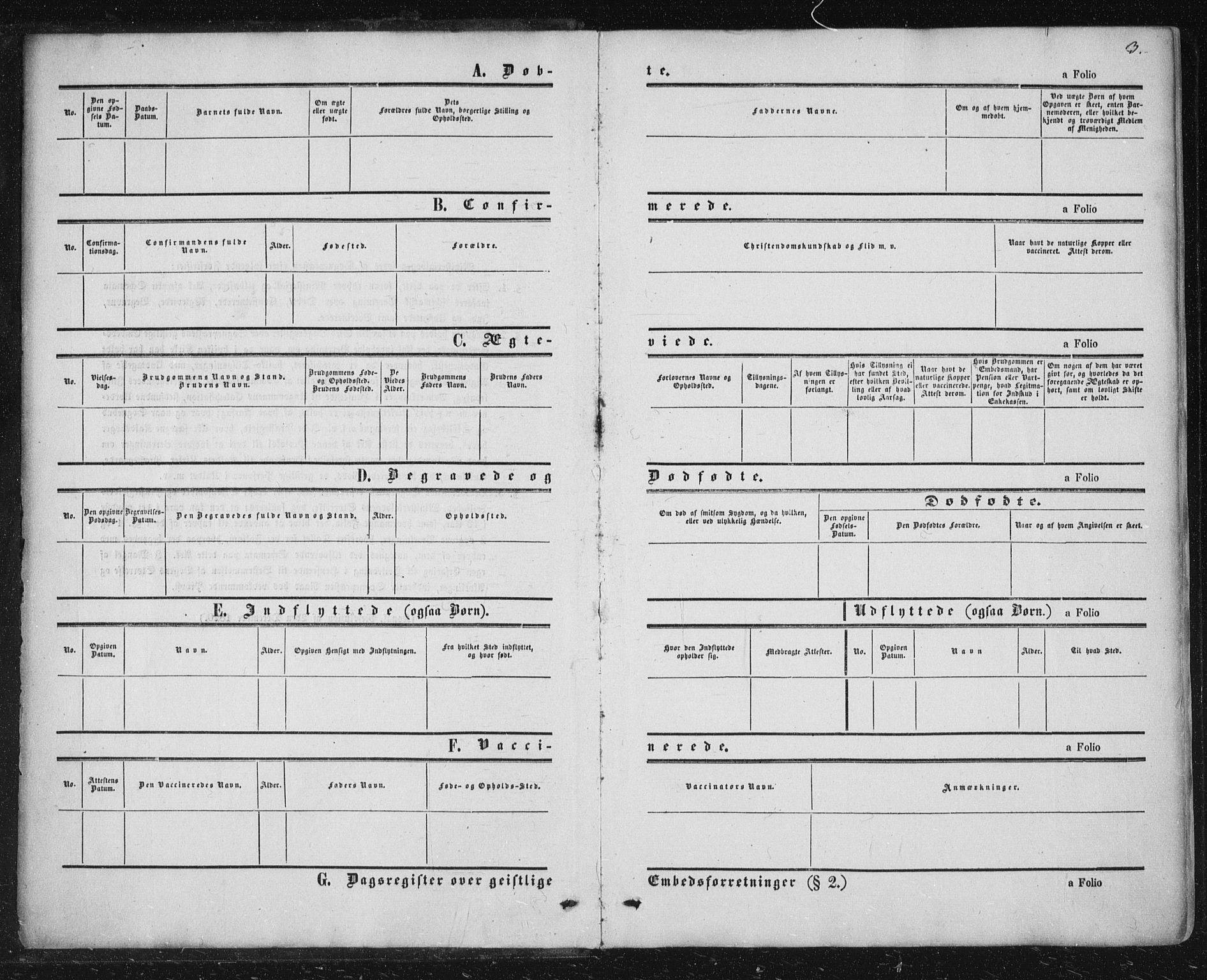 Ministerialprotokoller, klokkerbøker og fødselsregistre - Møre og Romsdal, AV/SAT-A-1454/543/L0562: Ministerialbok nr. 543A02, 1854-1884, s. 3