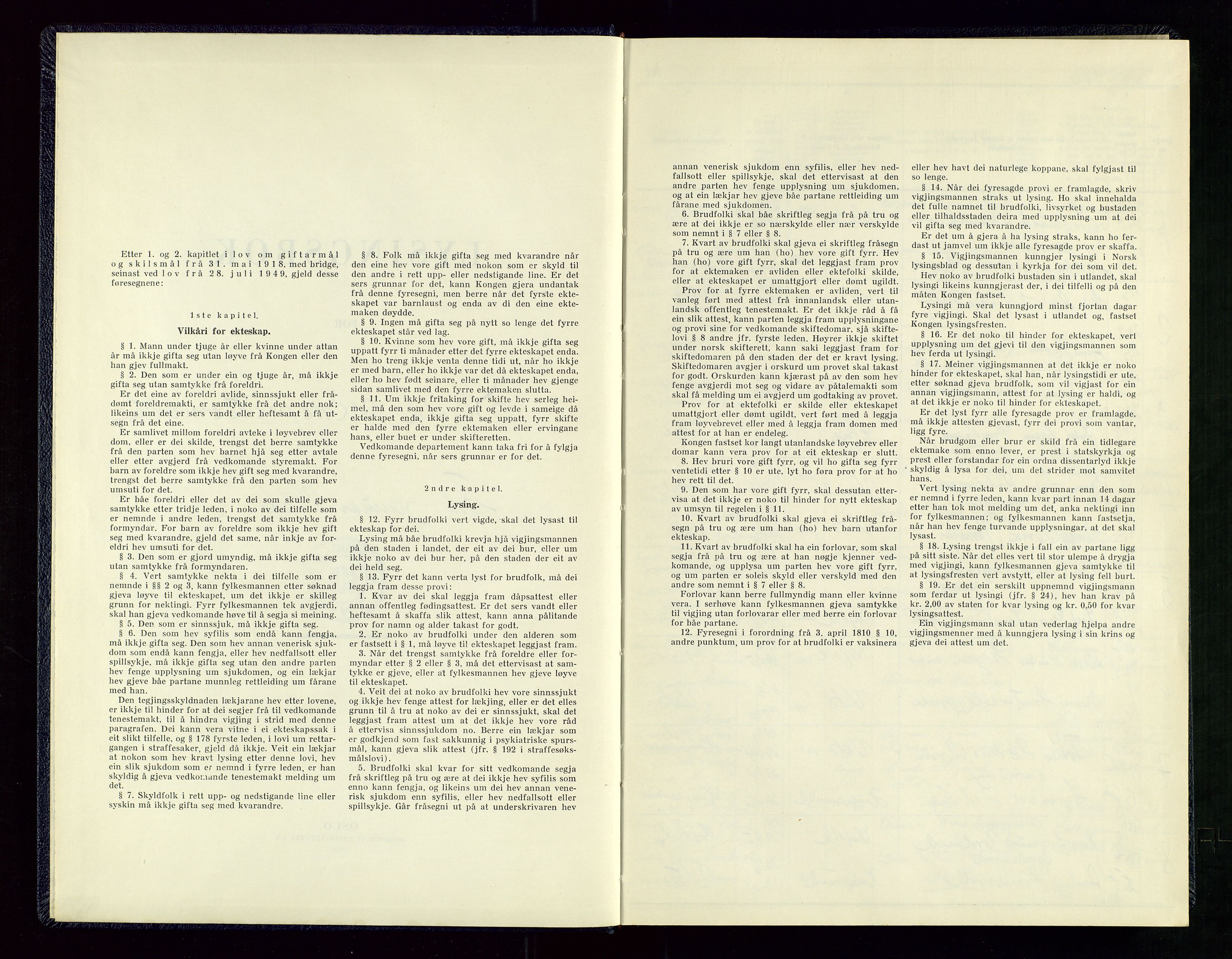 Skjold sokneprestkontor, AV/SAST-A-101847/I/Ie/L0002: Lysningsprotokoll nr. 2, 1966-1969