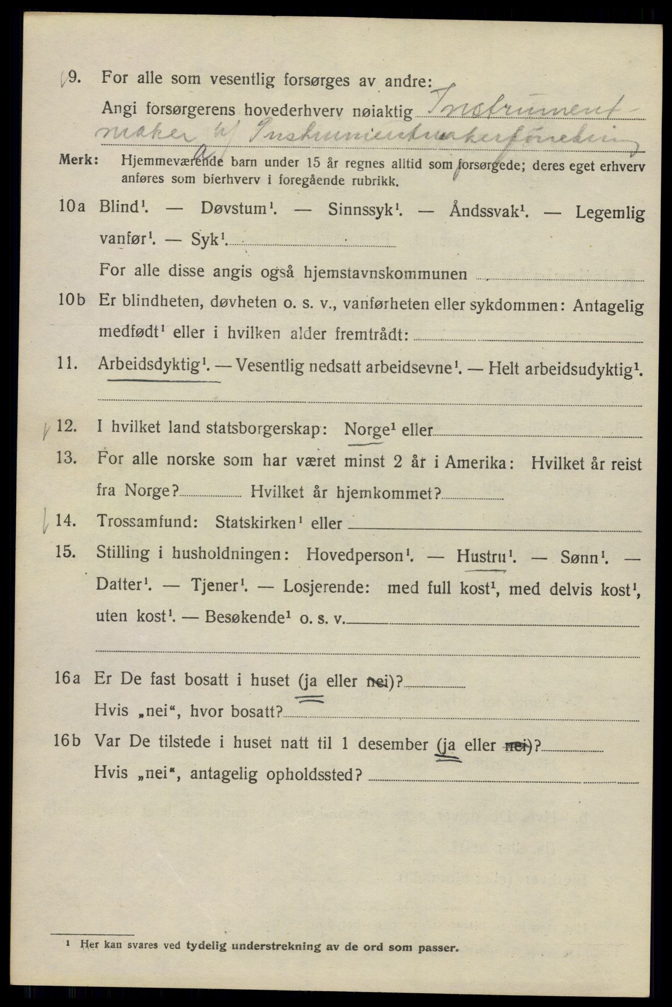 SAO, Folketelling 1920 for 0301 Kristiania kjøpstad, 1920, s. 151434