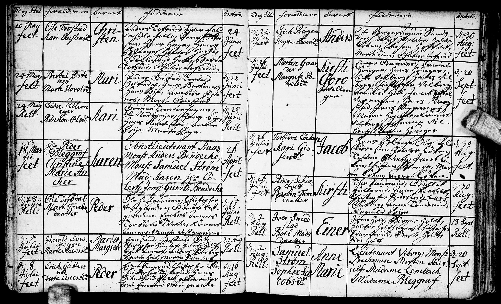 Fet prestekontor Kirkebøker, AV/SAO-A-10370a/F/Fa/L0003: Ministerialbok nr. I 3, 1736-1753, s. 16