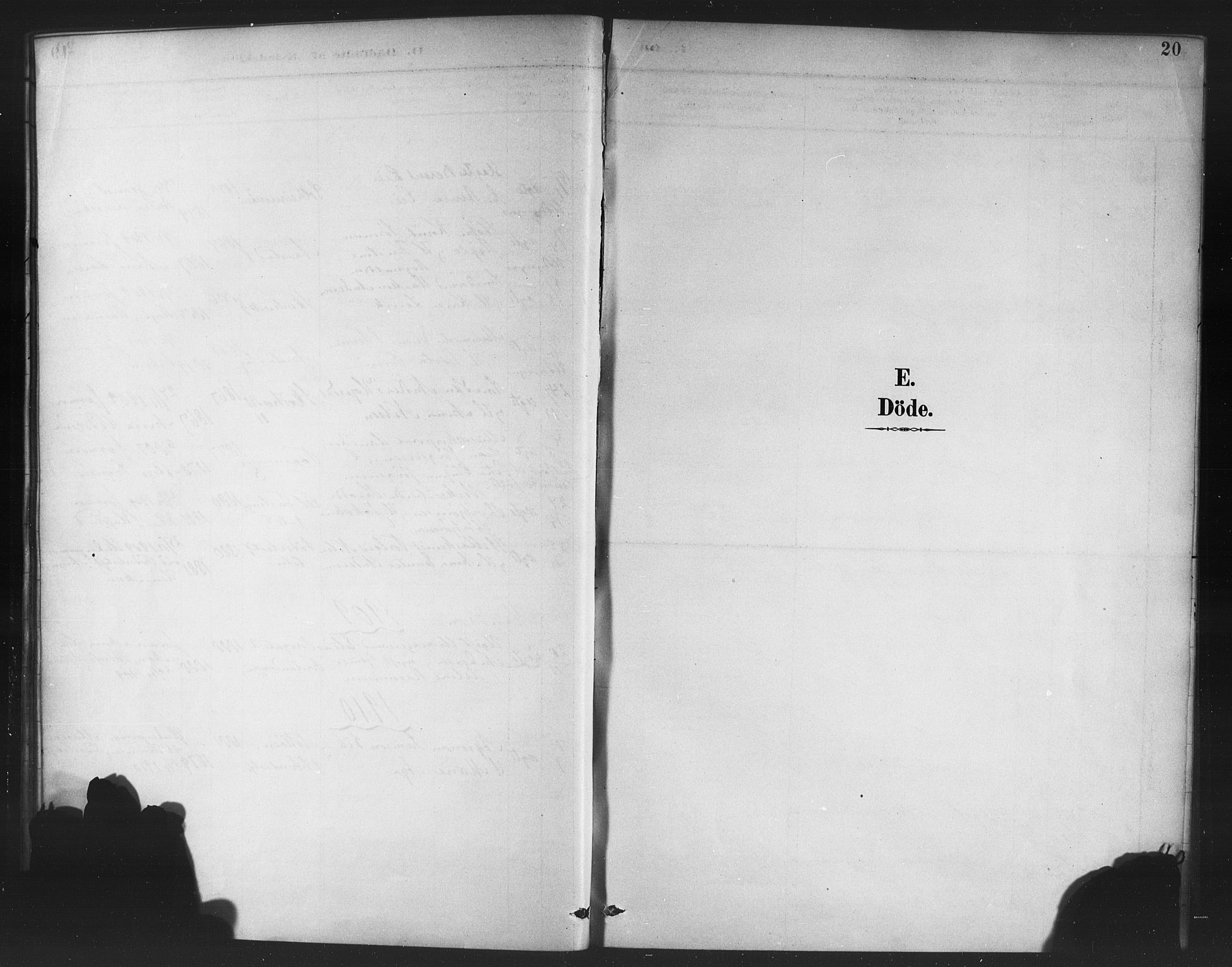 Korskirken sokneprestembete, AV/SAB-A-76101/H/Haa/L0047: Ministerialbok nr. E 5, 1884-1910, s. 20