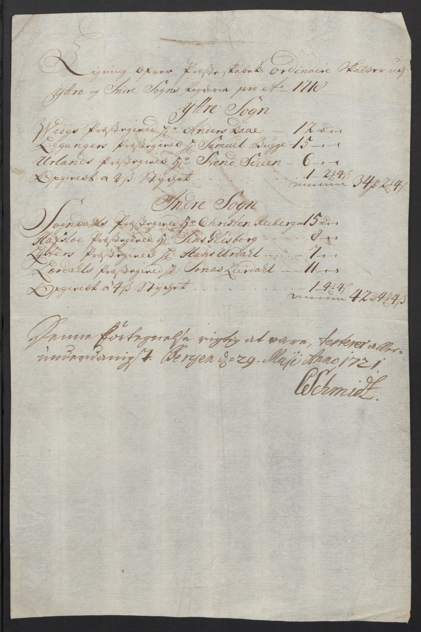 Rentekammeret inntil 1814, Reviderte regnskaper, Fogderegnskap, RA/EA-4092/R52/L3321: Fogderegnskap Sogn, 1717-1718, s. 494