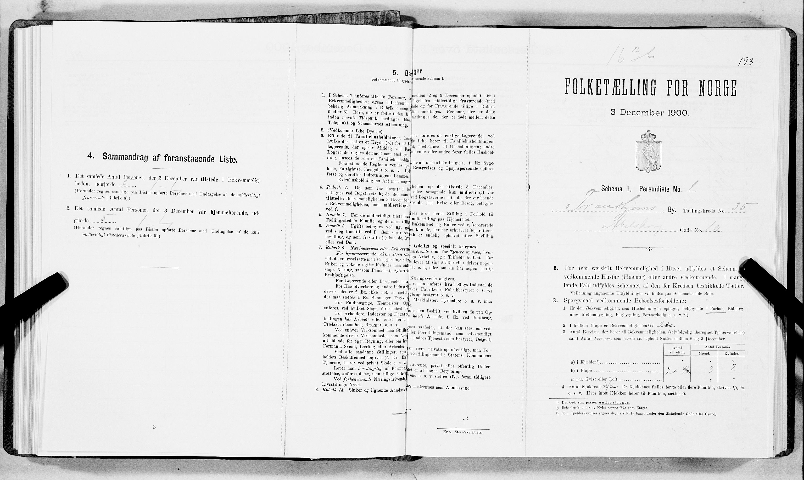 SAT, Folketelling 1900 for 1601 Trondheim kjøpstad, 1900, s. 5959