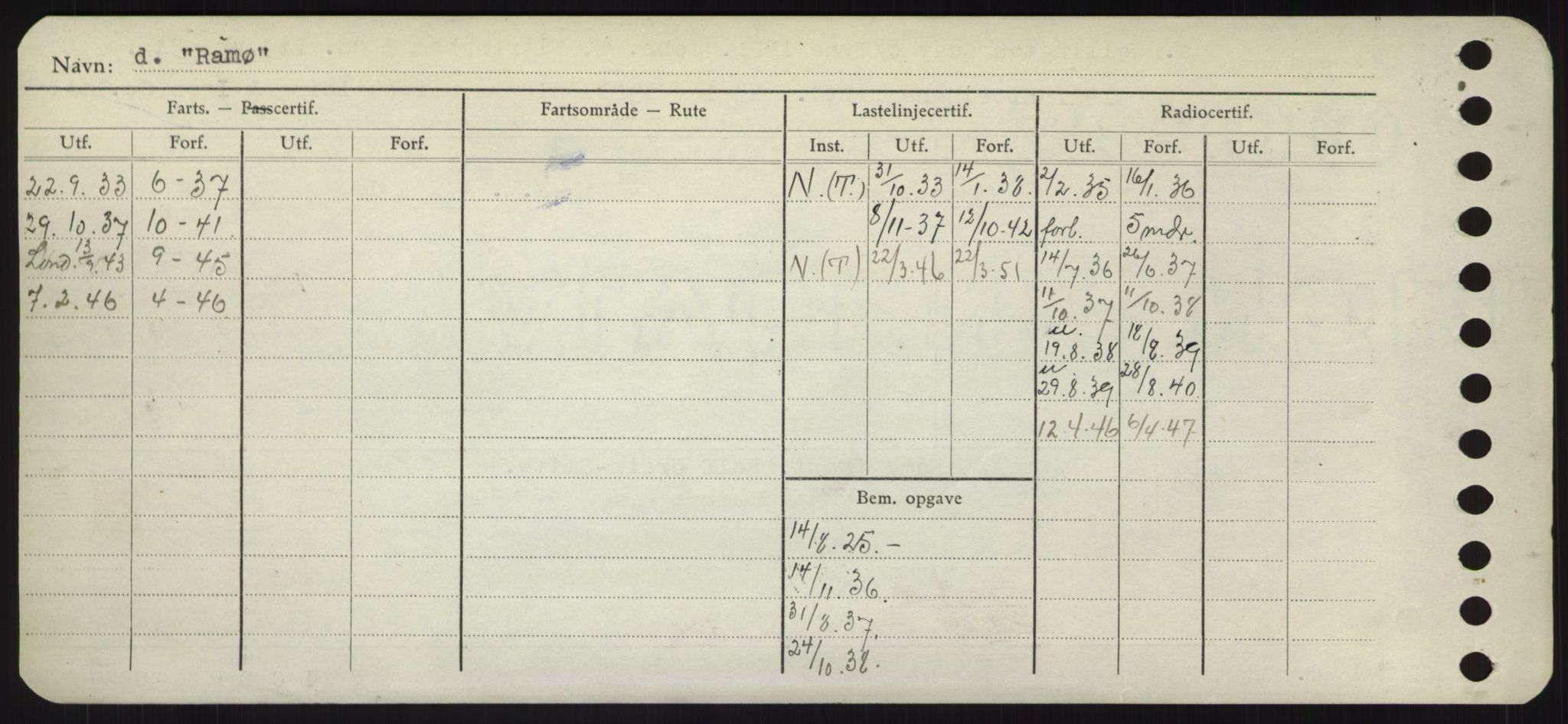 Sjøfartsdirektoratet med forløpere, Skipsmålingen, RA/S-1627/H/Hd/L0030: Fartøy, Q-Riv, s. 156